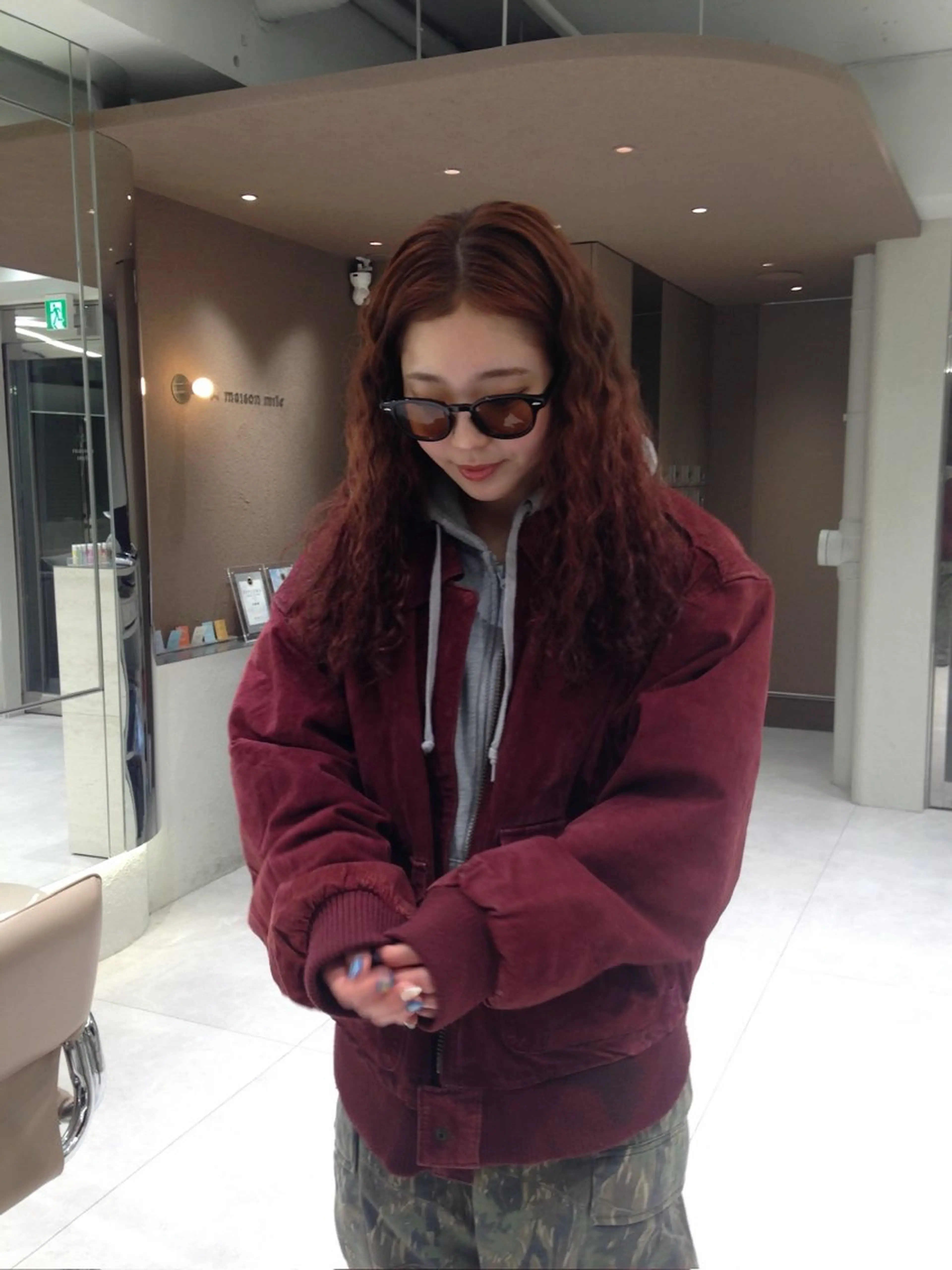 セミロング カラー ヘアカラー nanoha ‪ ꪔ̤のヘアスタイル