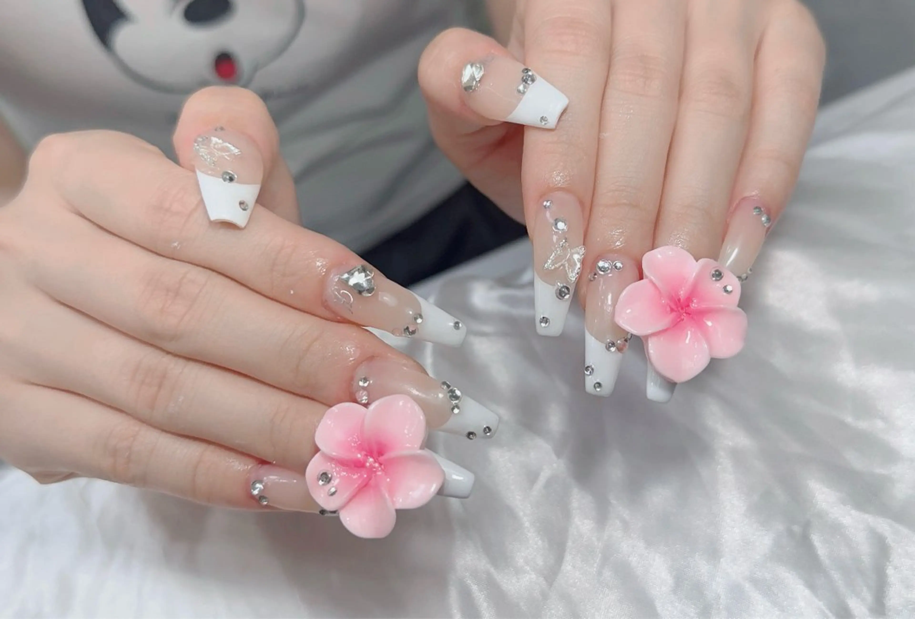 ネイル アートネイル フレンチネイル ジェルネイル 韓国ネイル マグネットネイル Lenie Nail Salonのネイルデザイン