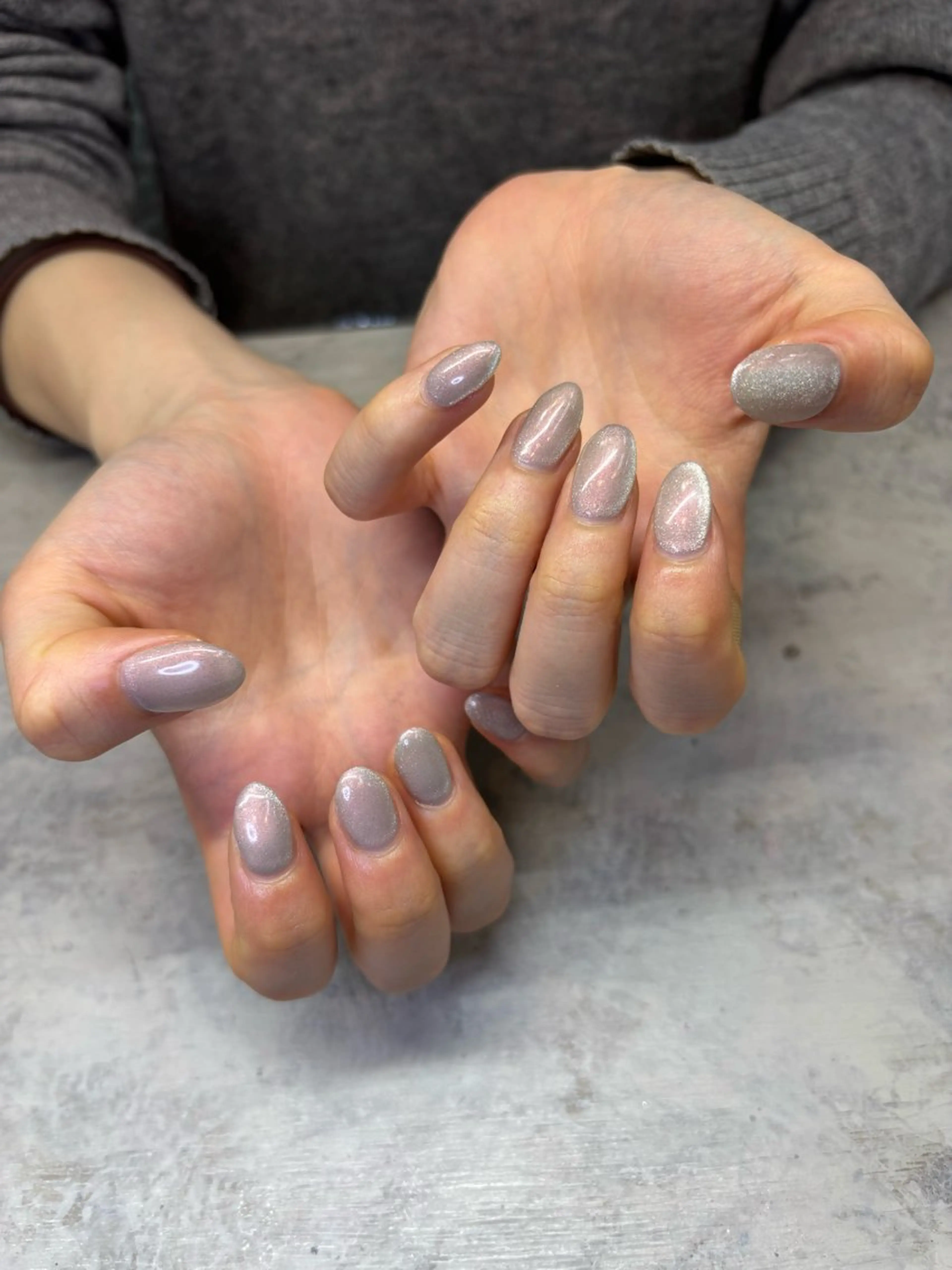 ネイル マグネットネイル 春ネイル ハンドネイル シンプリーワン 渋谷店🪄MOENAのネイルデザイン