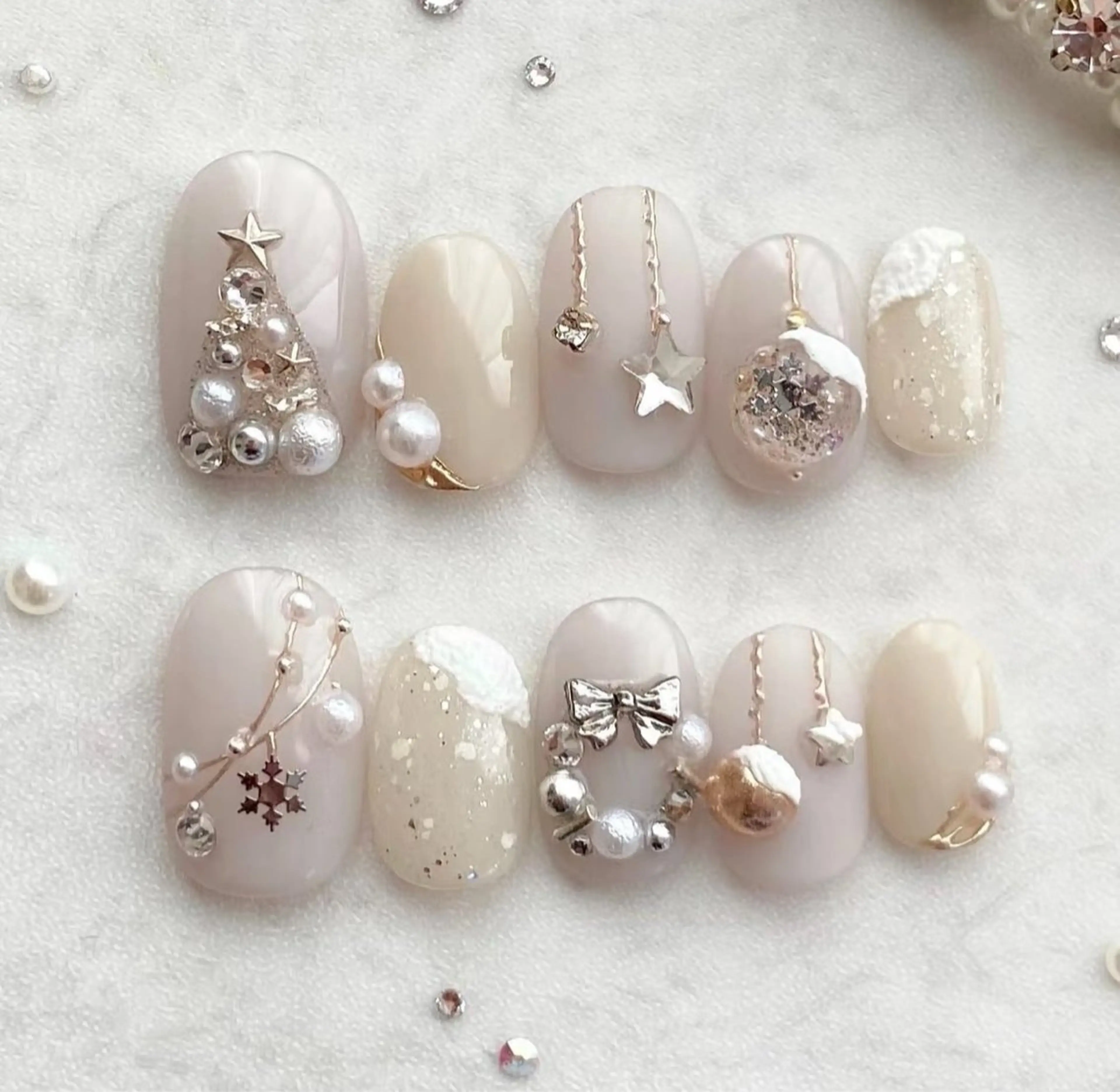 ネイル アートネイル チークネイル 長さ出し フレンチネイル ジェルネイル YK Beauty Salonのマツエク・マツパデザイン