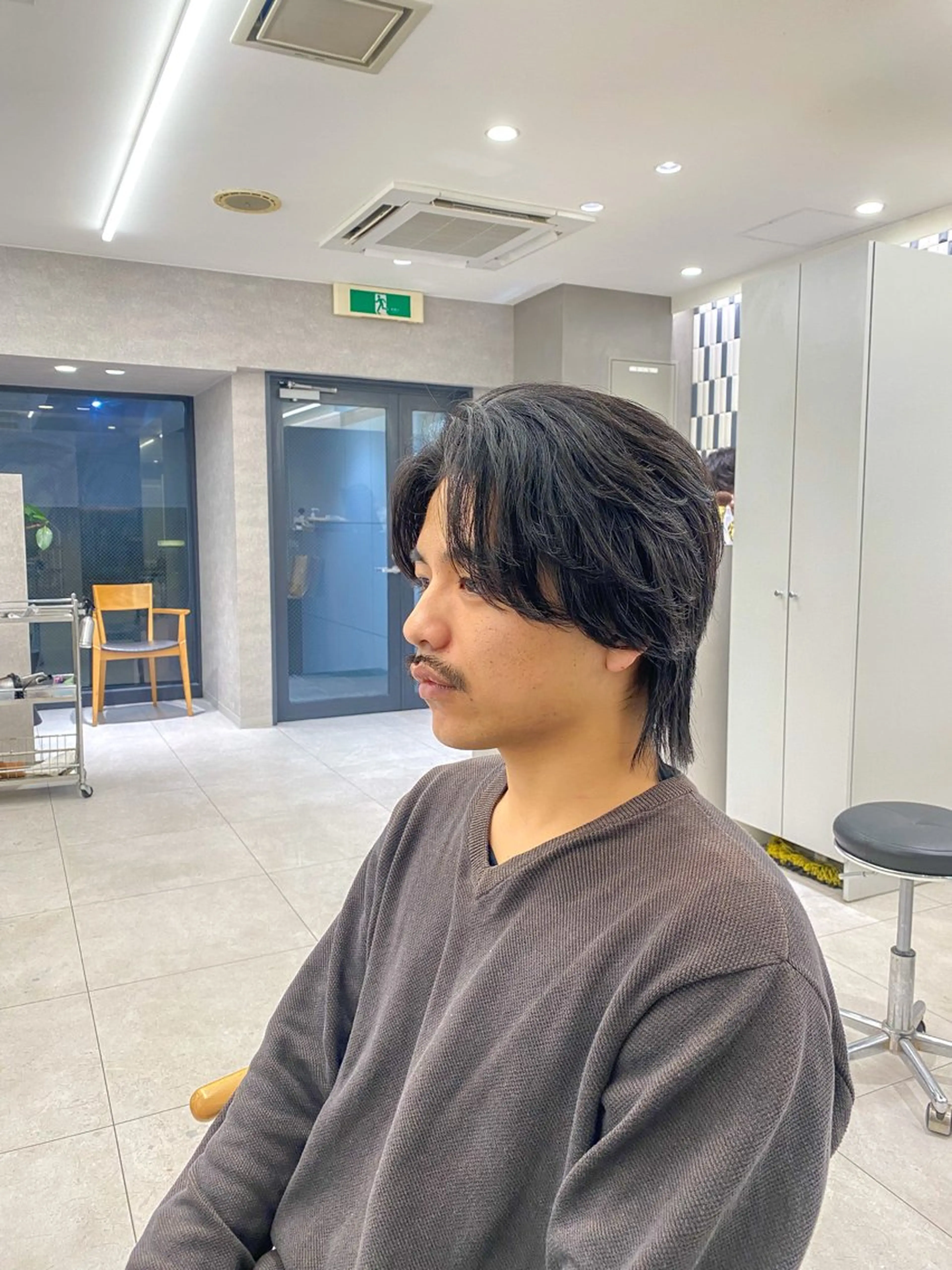 ショート パーマ メンズ メンズ韓国風 くせ毛 韓国風ヘア 縮毛矯正 カット 縮毛矯正 谷口 悠生のヘアスタイル