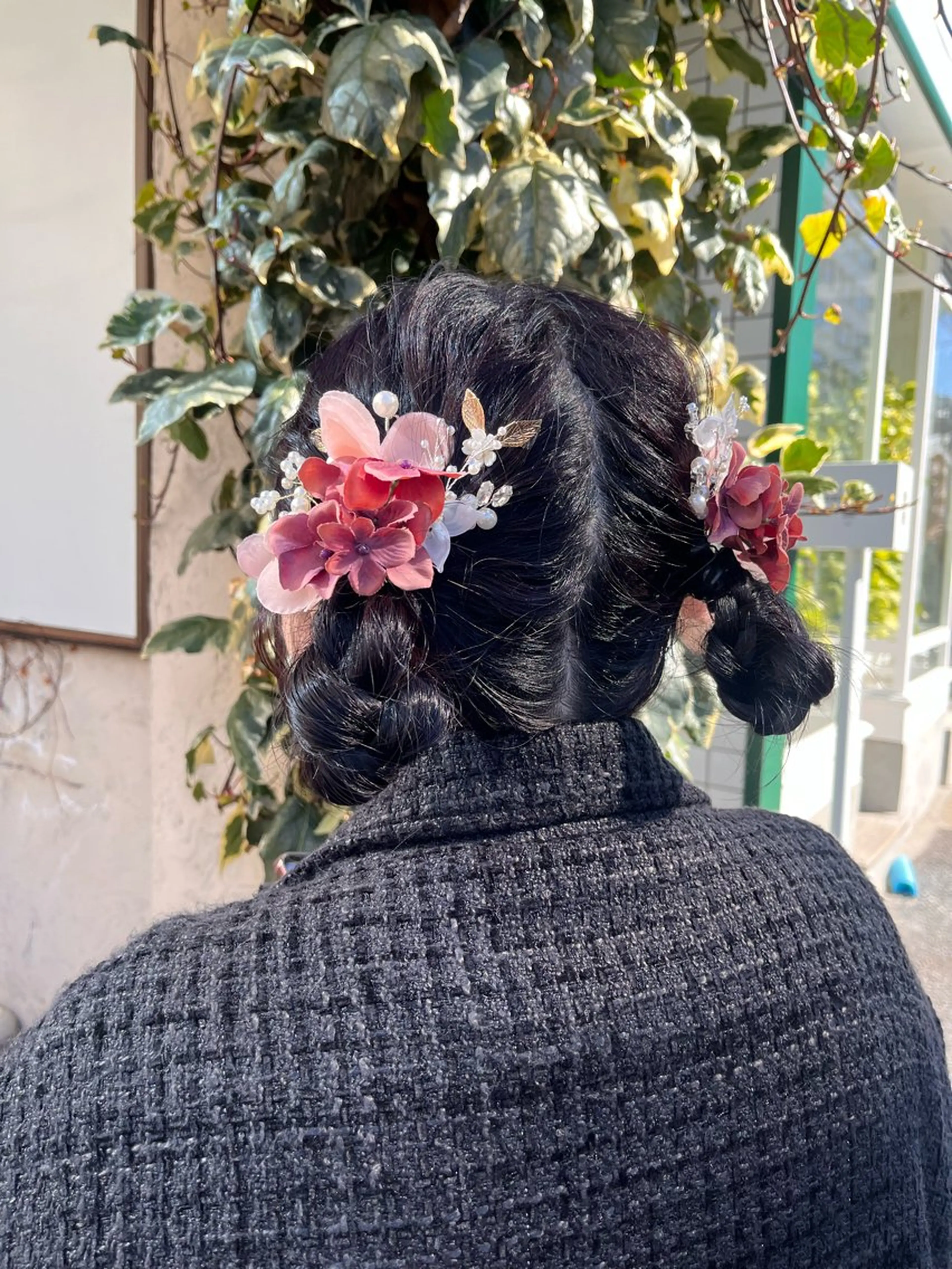 ヘアアレンジ 卒業式のヘアスタイル mary'sメリー /ニュアンスカラーのヘアスタイル