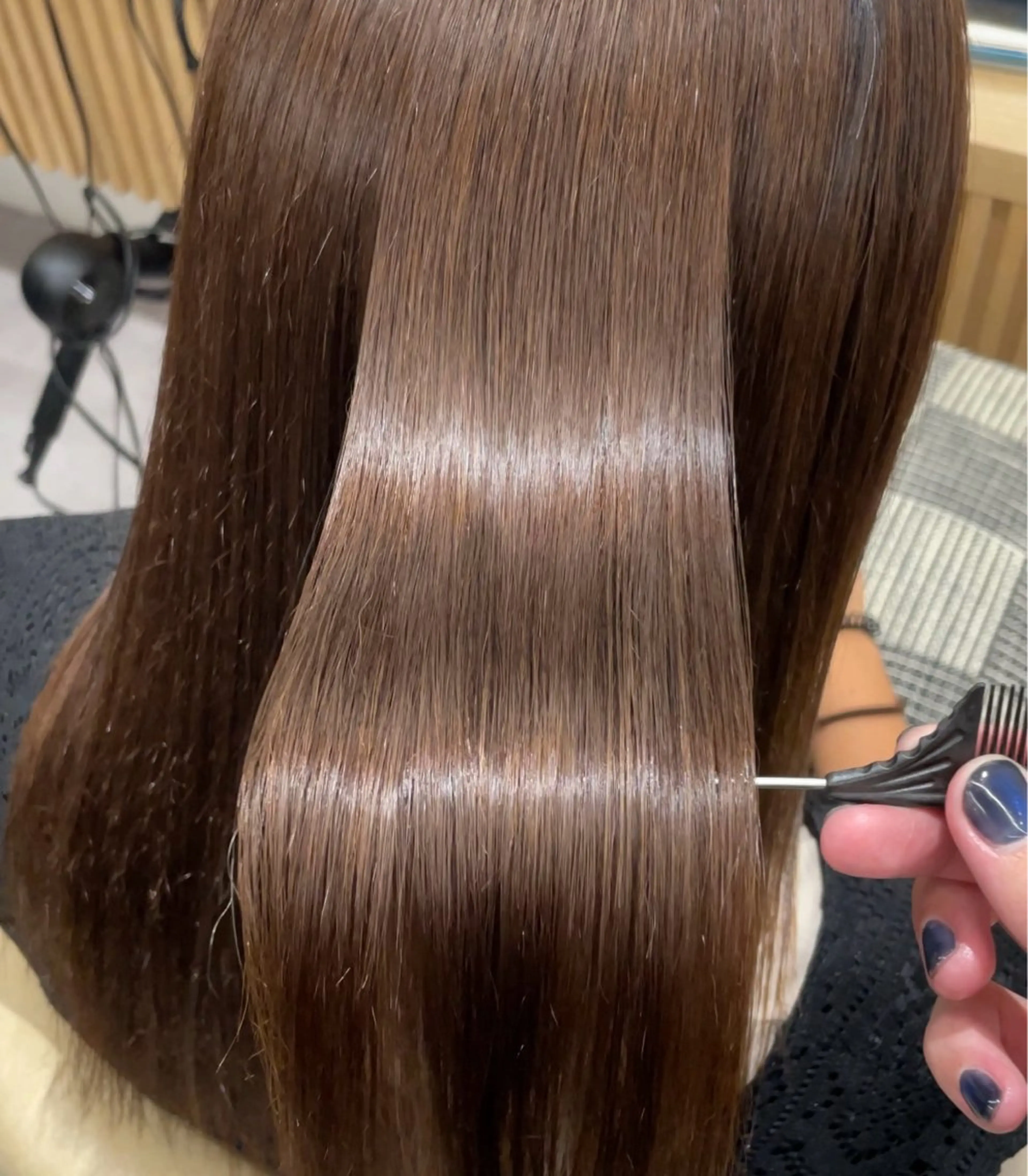 ロング 切りっぱなしボブ ボブ 顔周りカット ハッシュカット ハイレイヤー カット ヘアカラー 縮毛矯正 ♥️似合わせボブ/ 縮毛矯正/大和田拓夢のヘアスタイル