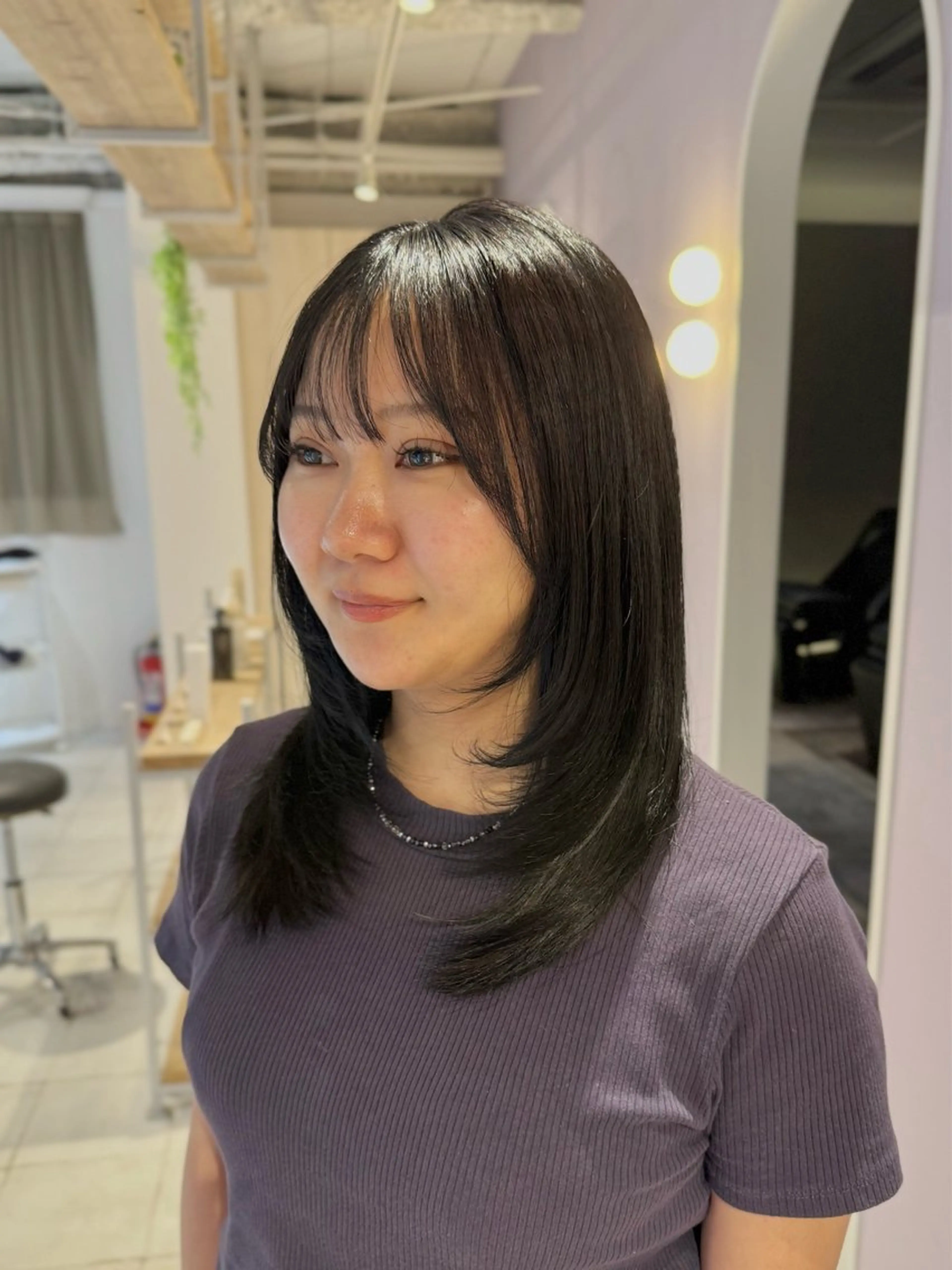 ミディアム 北千住 髪質改善 カナのヘアスタイル