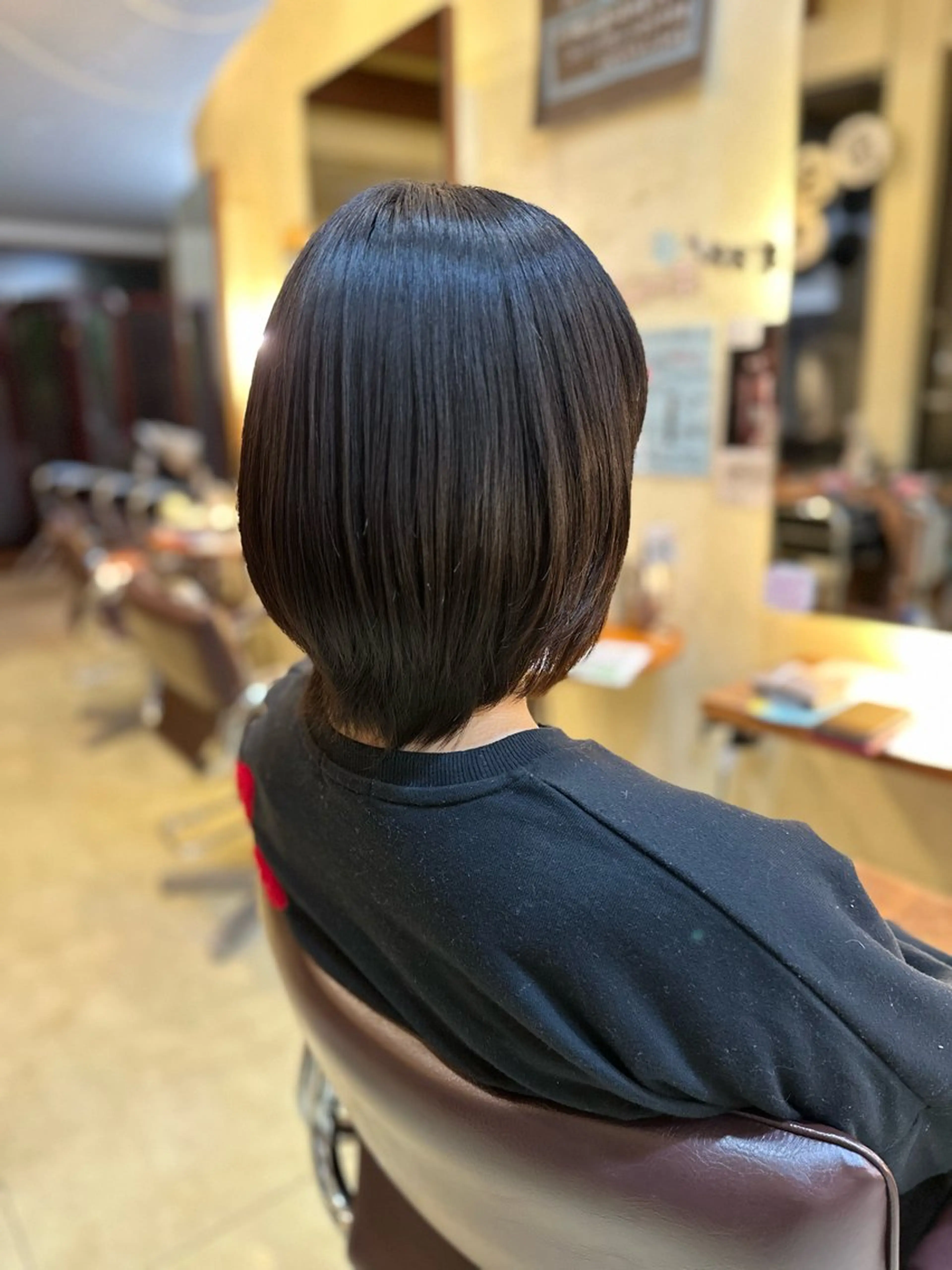 ショート 縮毛矯正 hair&makeRIHGA所属・希優/ケアカラー /ハイトーンカラーのヘアスタイル