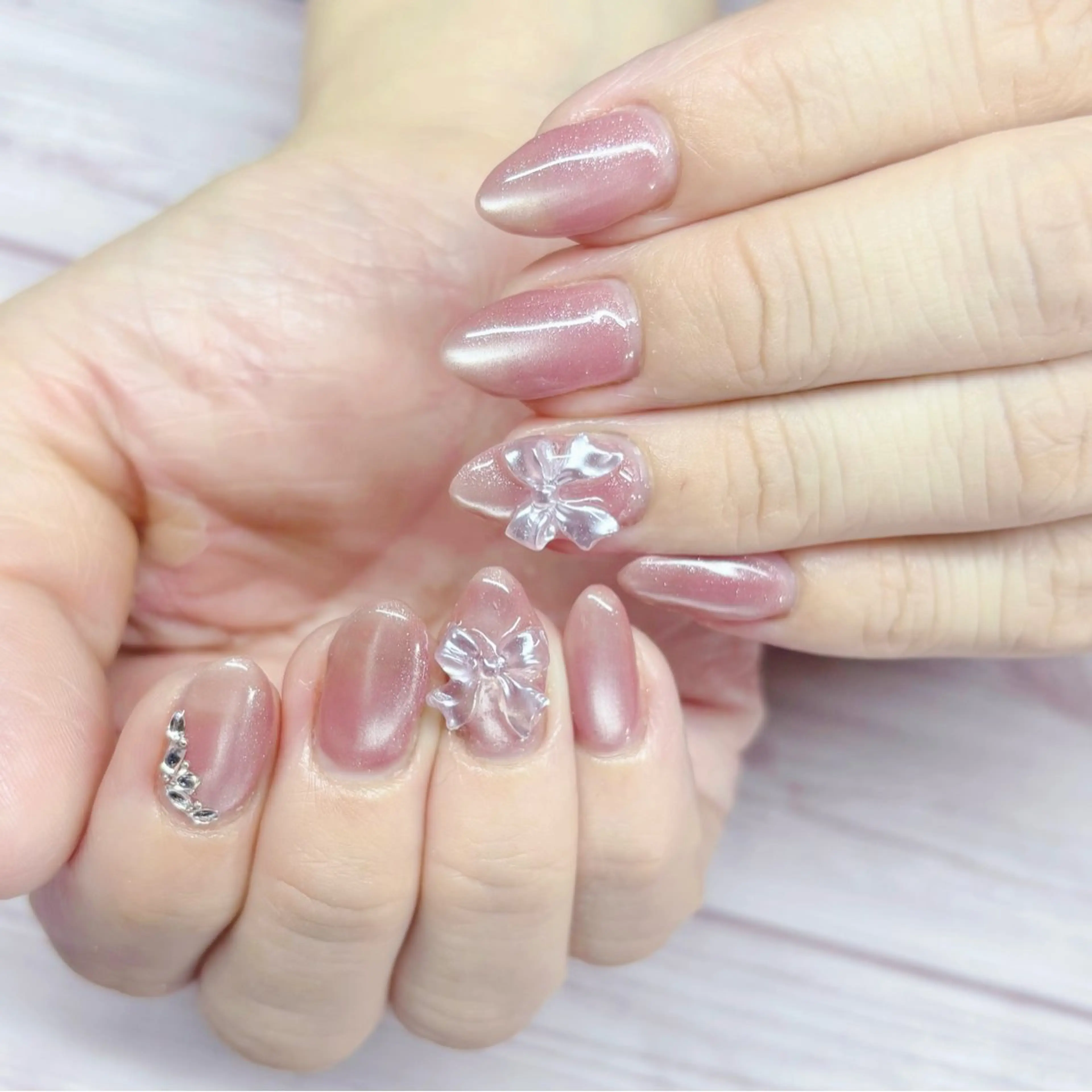 ネイル アートネイル マグネットネイル MYu Beauty Salon  MAIのネイルデザイン