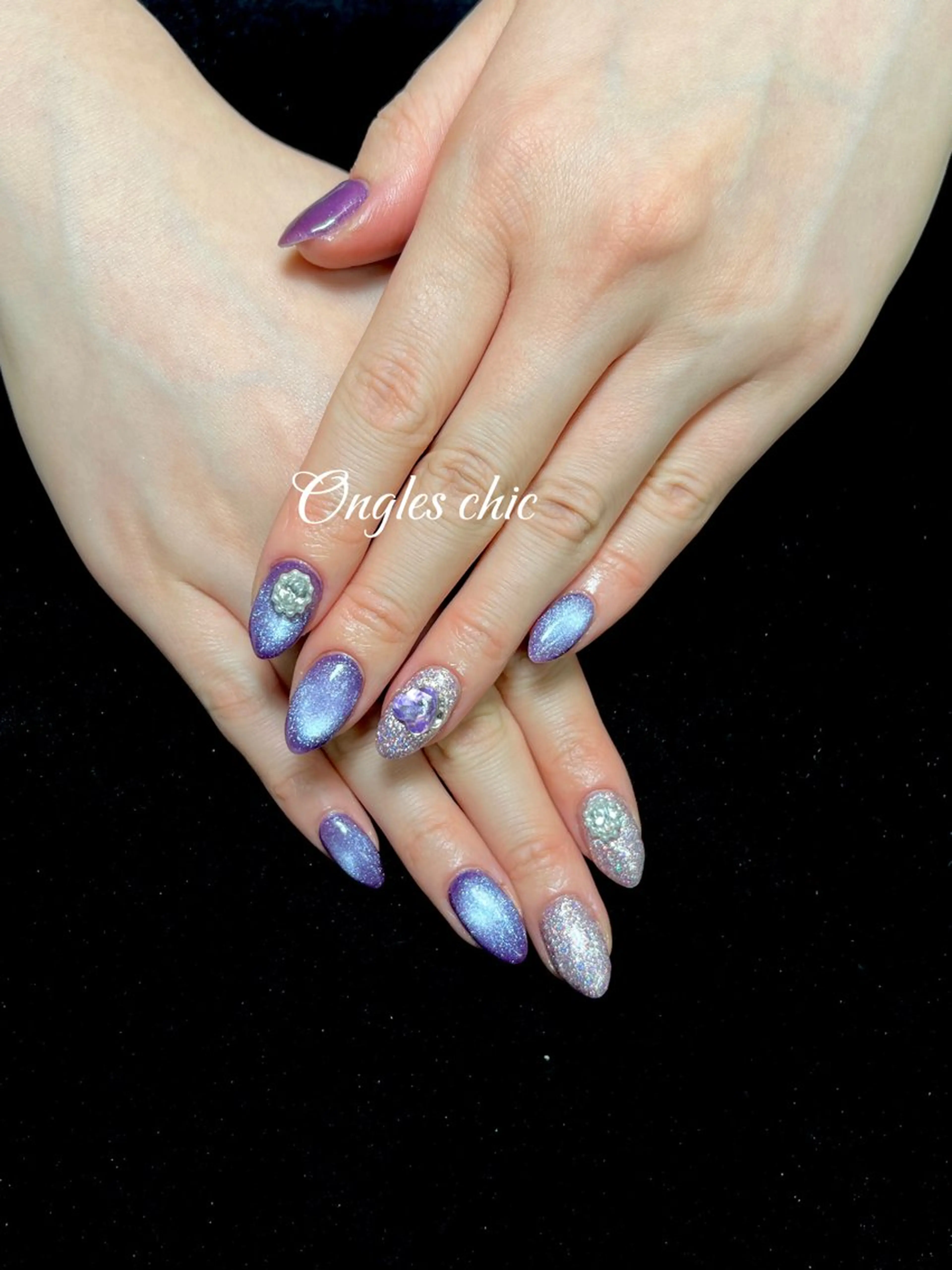 ネイル ハンドネイル ongles chicのネイルデザイン