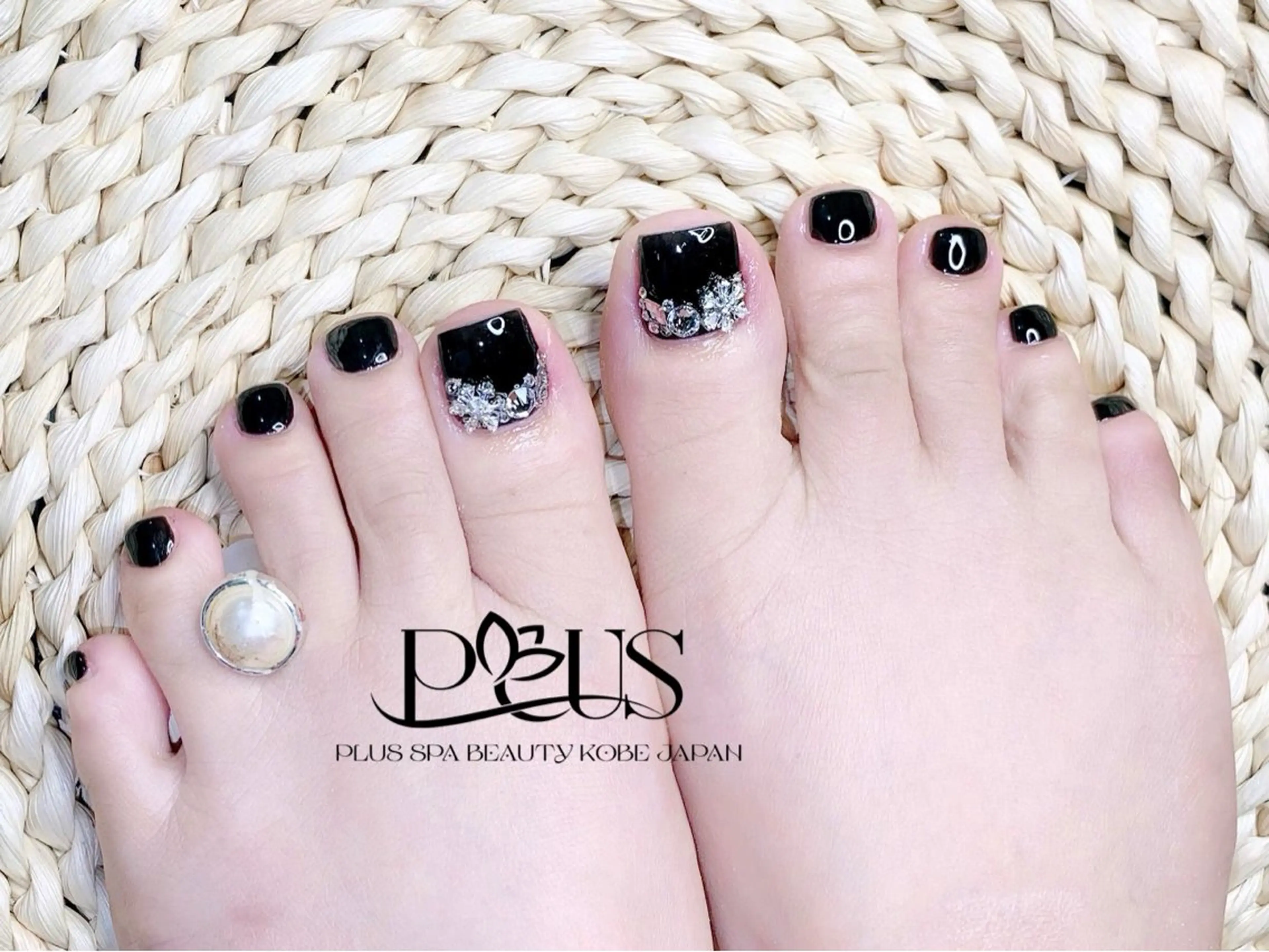 【FOOT】親指2本・アート・パーツ付け放題 　¥5000 -> ¥ 3500の写真