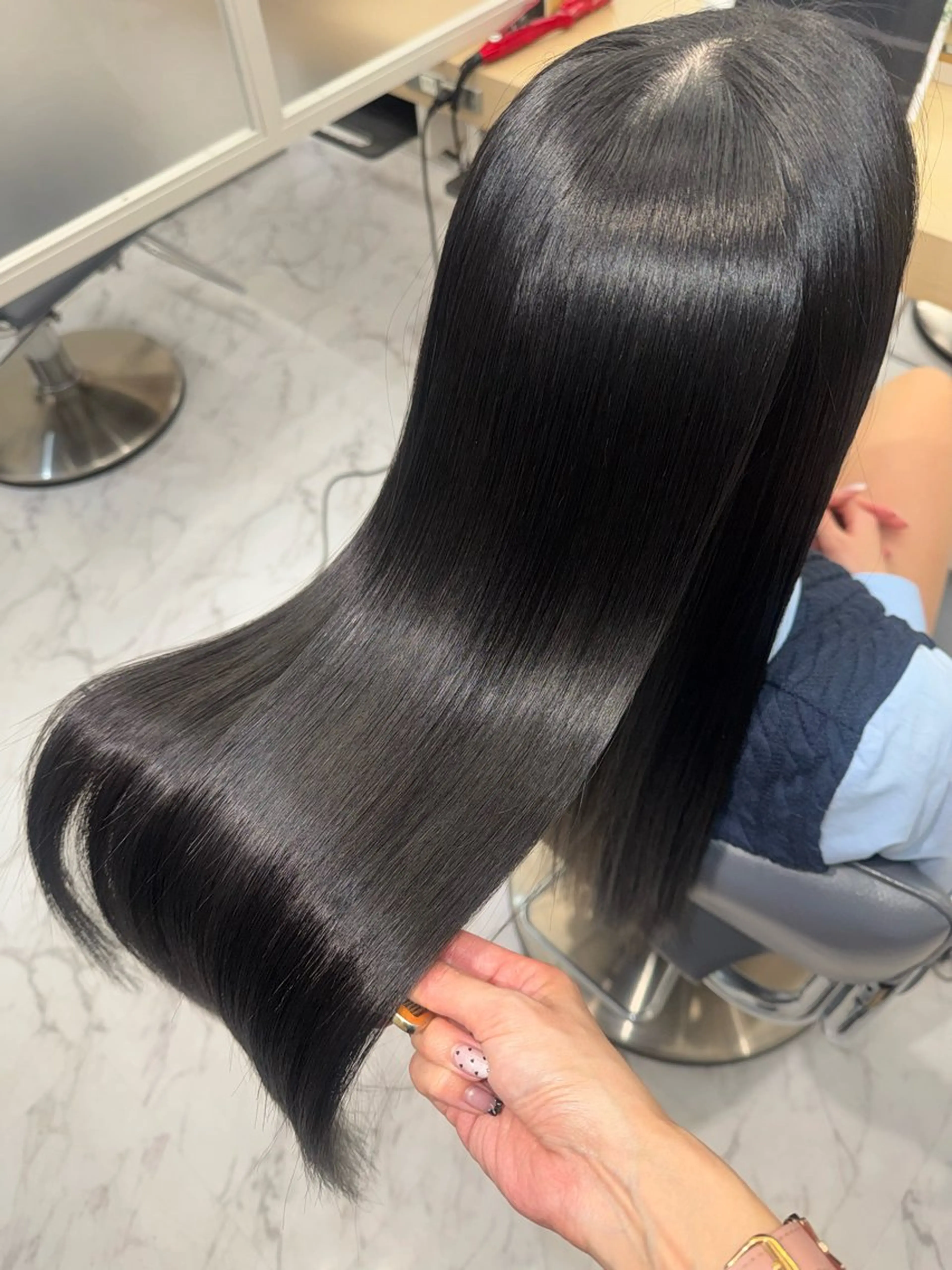 ロング カラー ヘアカラー トリートメント ヘッドスパ 韓国/アイドルヘア 🎀みづきのヘアスタイル