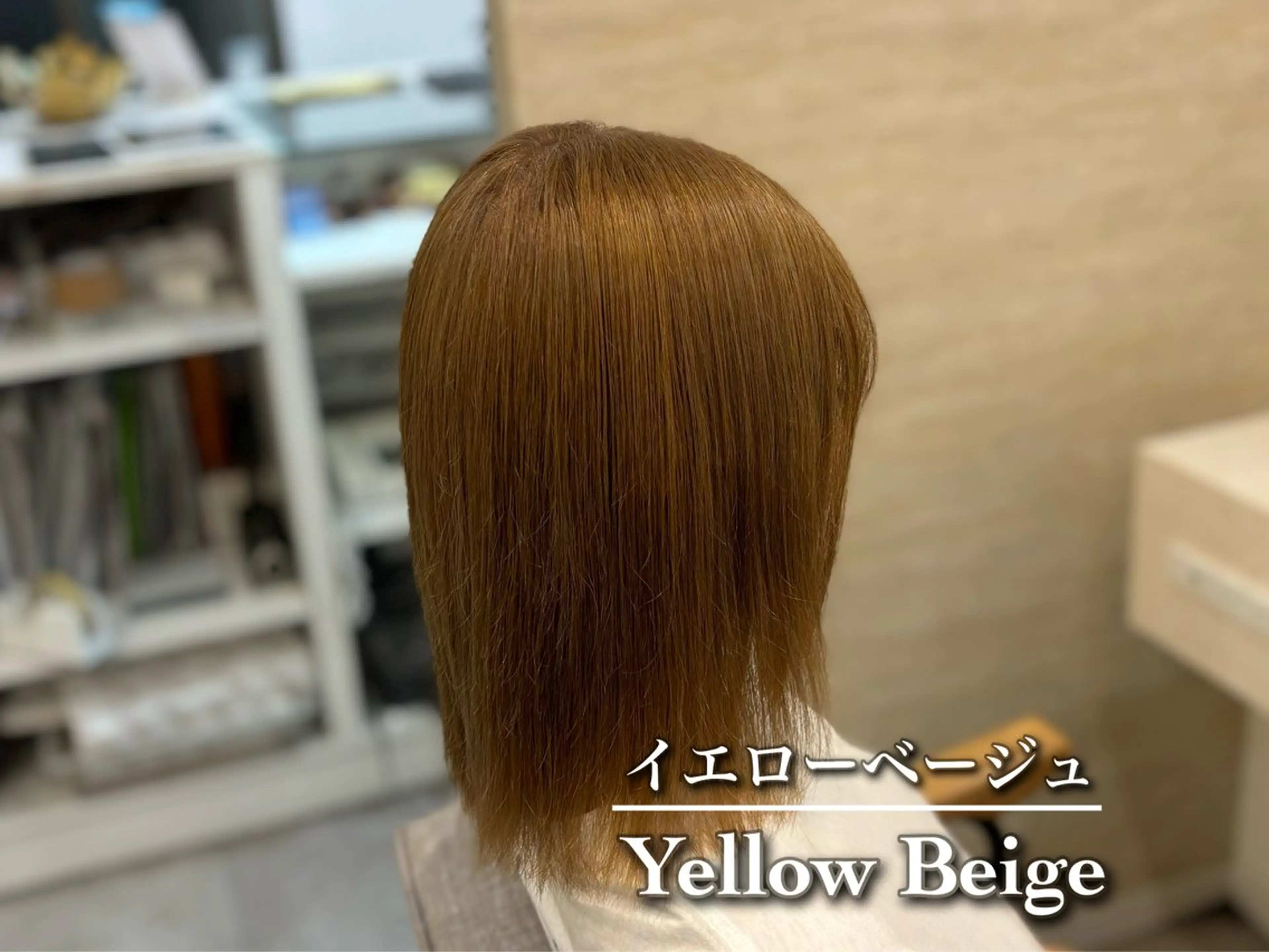 セミロング ヘアカラー トリートメント NANA🍊/熊谷 /縮毛矯正/髪質改善のヘアスタイル