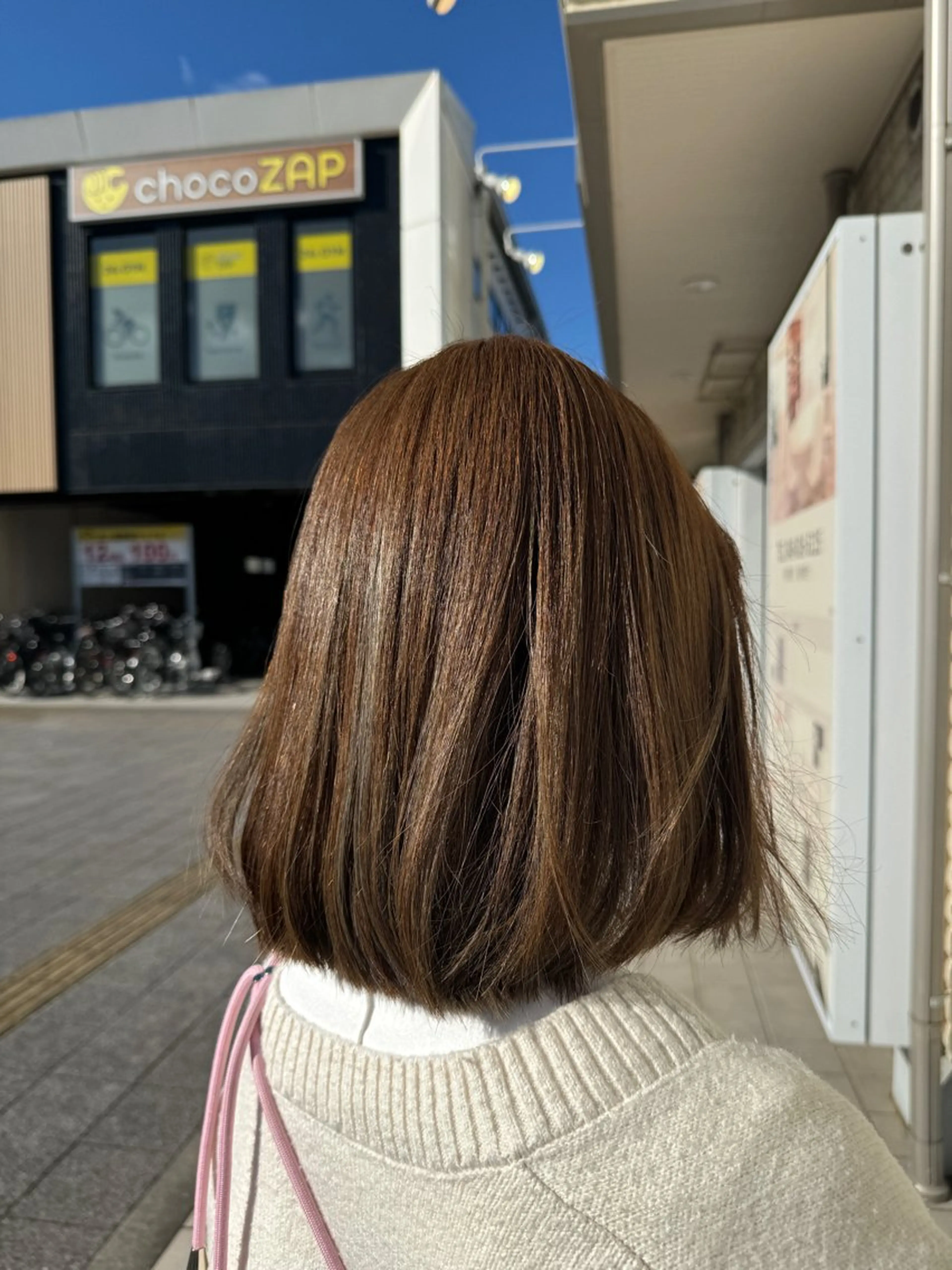 ミディアム カラー 大塚 しおりのヘアスタイル