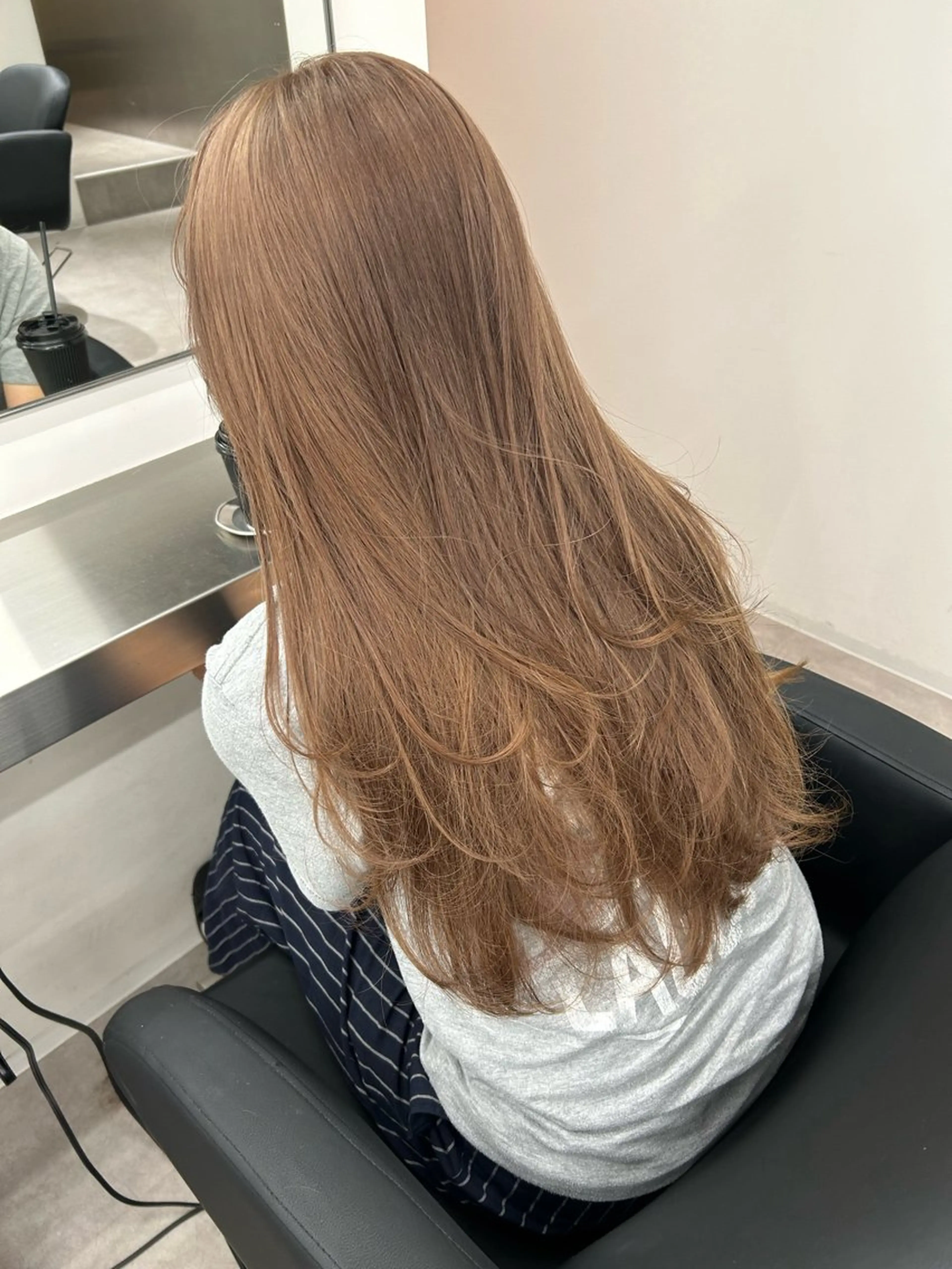 ロング ヘアカラー トリートメント 似合わせカラー ブリーチ/店長レンのヘアスタイル