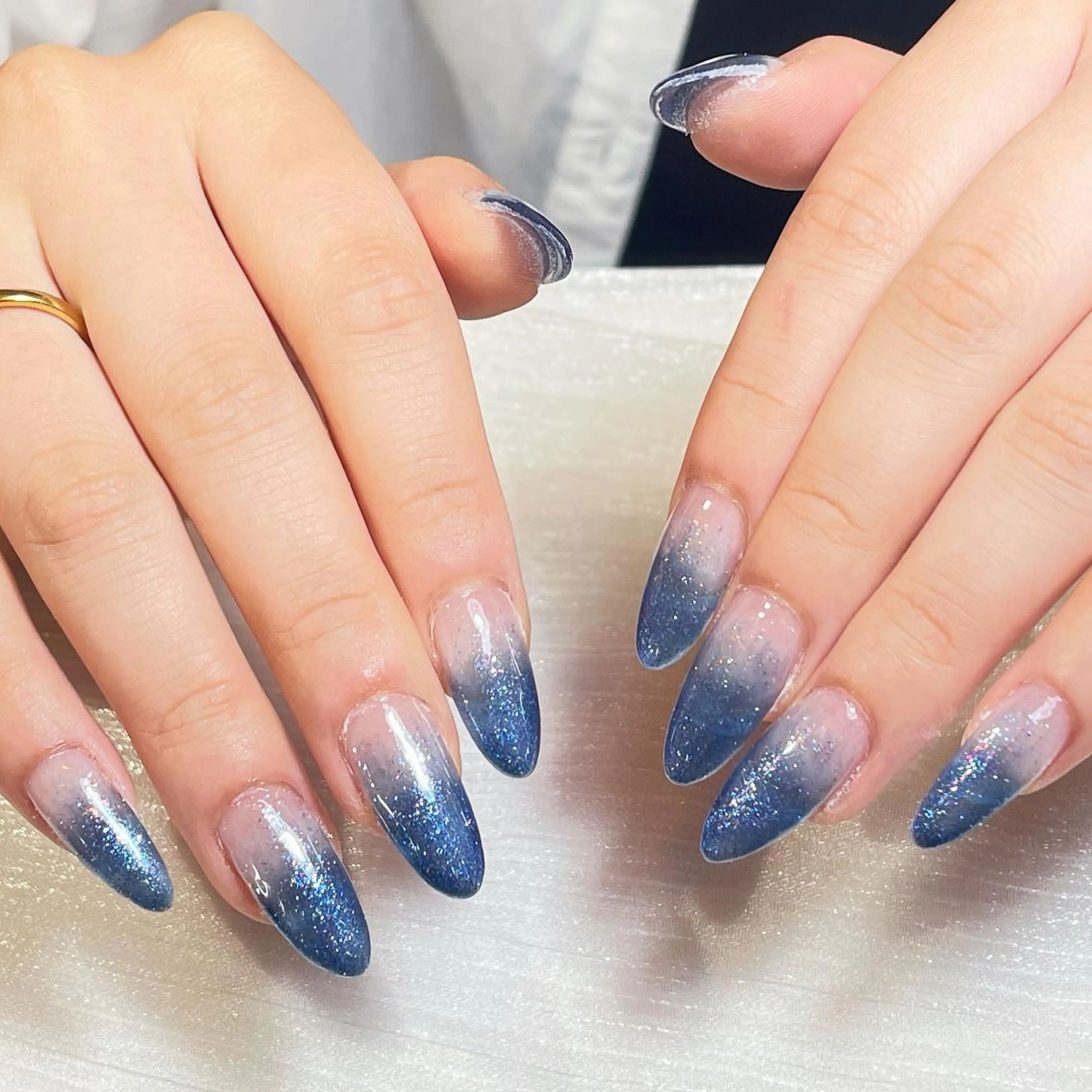 ネイル アートネイル オーロラネイル ガーリー キラキラネイル マグネットネイル ハンドネイル Plenty 🚢のネイルデザイン