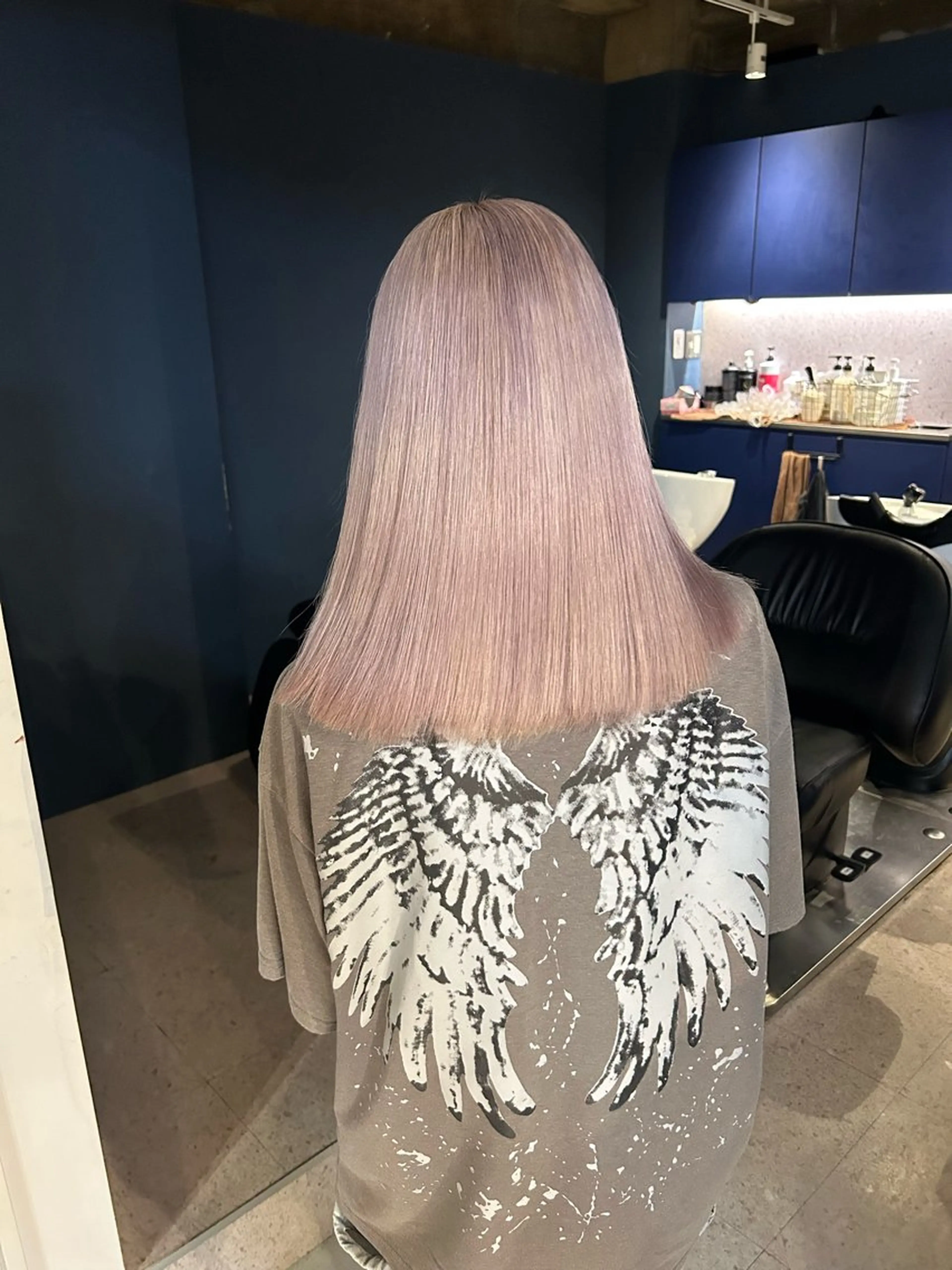 ミディアム 外国人風カラー ハイライト 髪質改善 韓国風ヘア レイヤーカット カット ヘアカラー トリートメント 🤎カラー比率90% 🤍TAKAYAのヘアスタイル