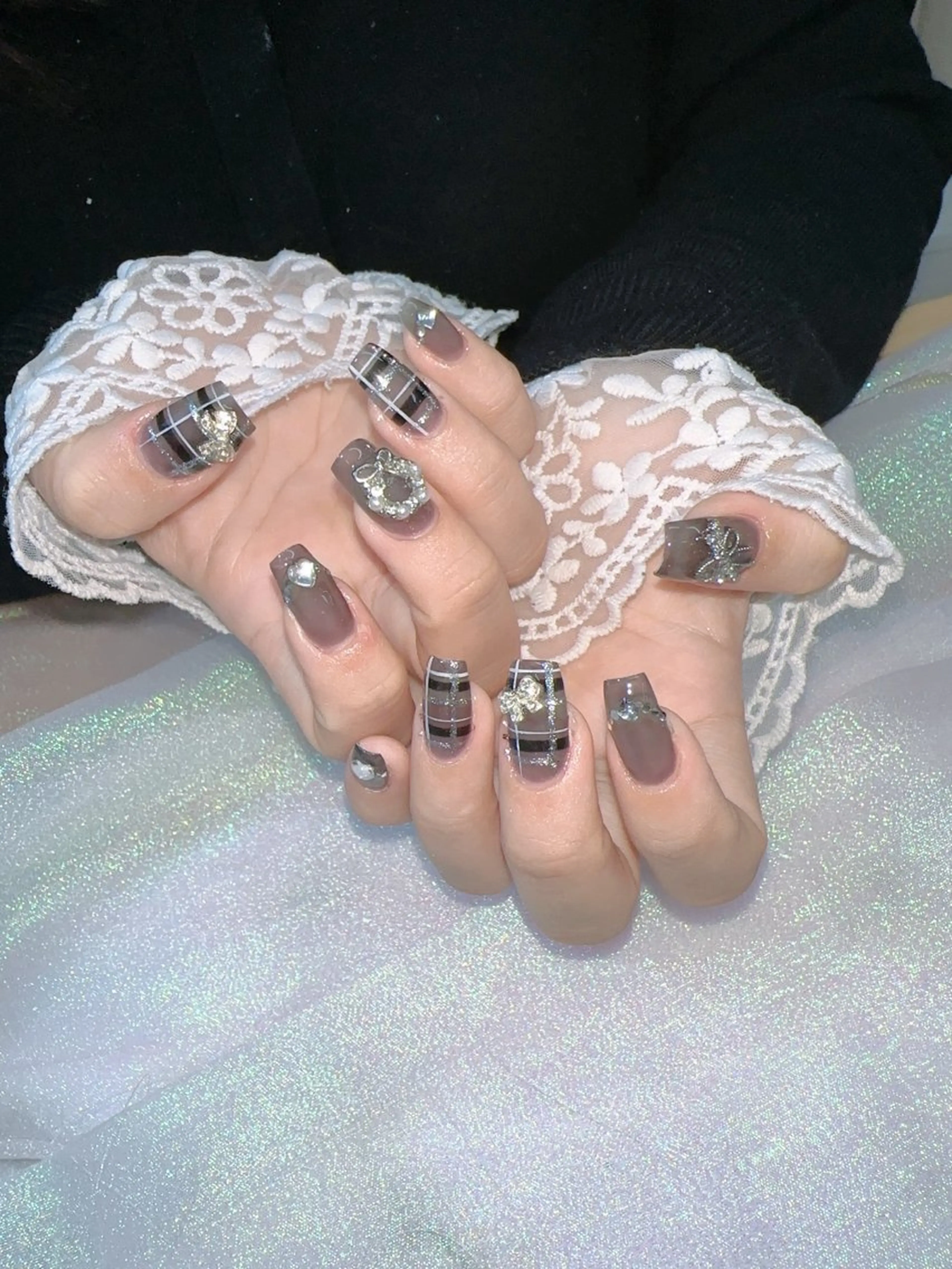 ネイル Hey🌈NAIL 長さ出し専門店のネイルデザイン