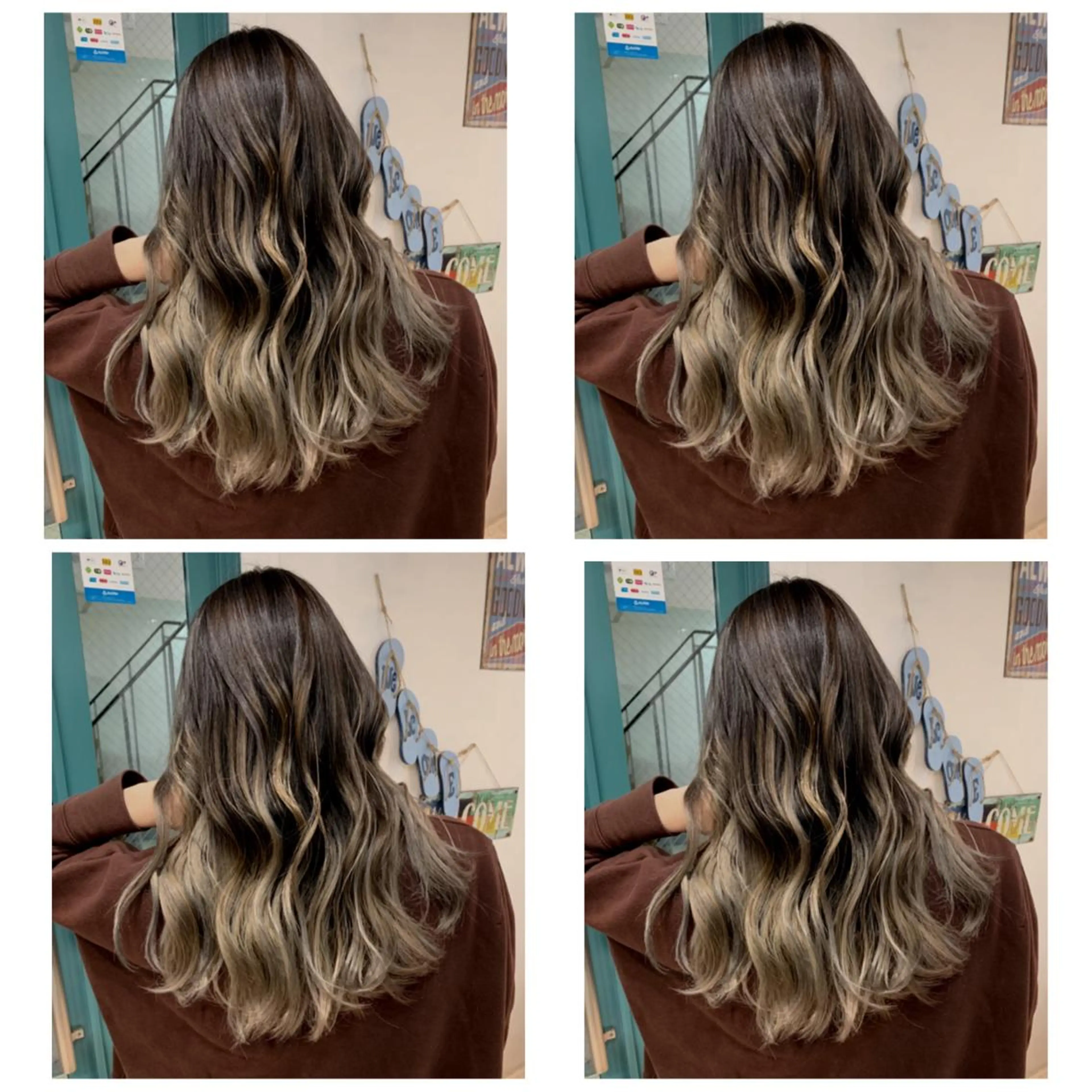 ロング カラー カット ヘアカラー 京都大人女性ショート 徒歩1分/秋山のヘアスタイル