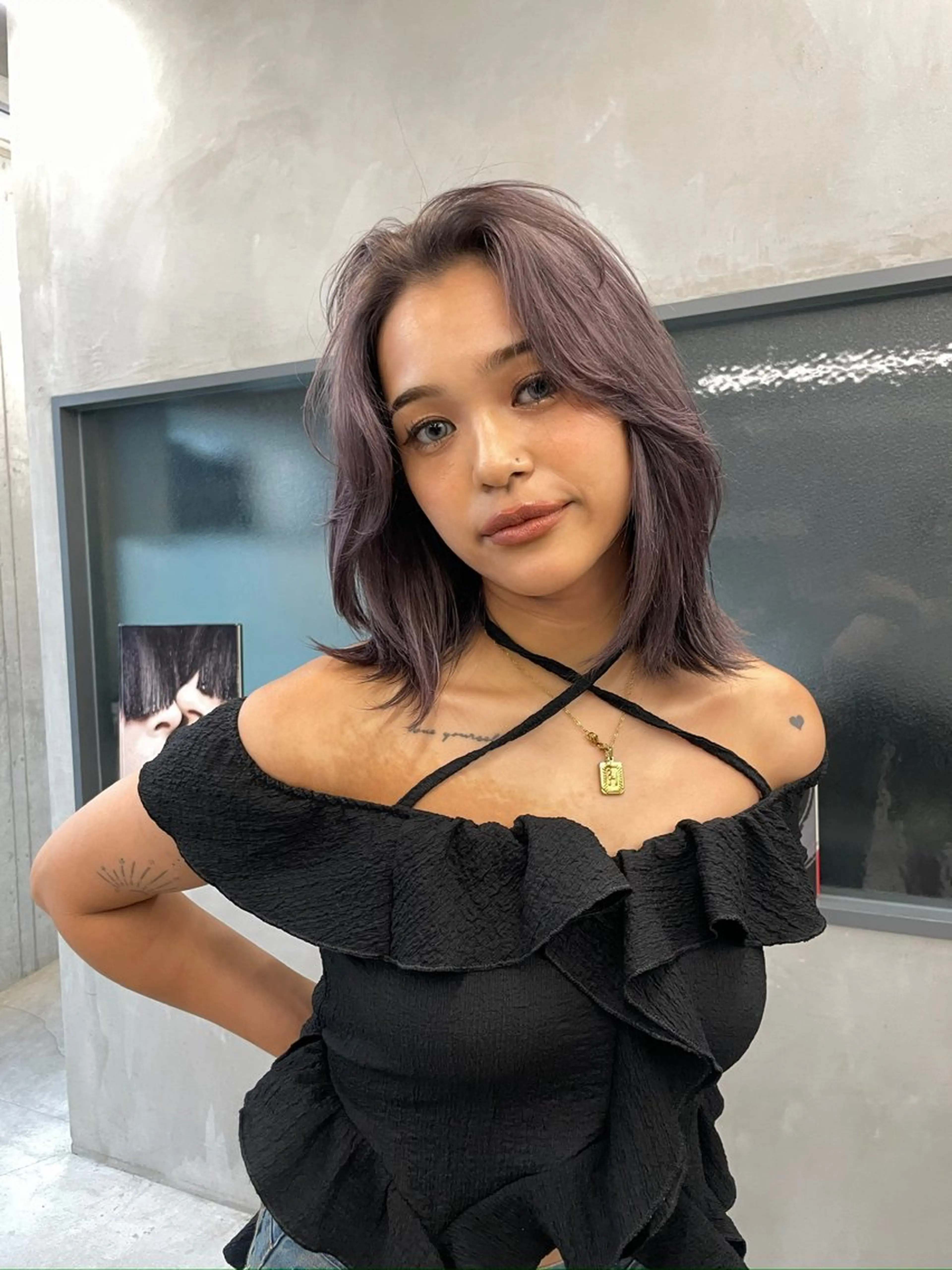 ミディアム ヘアカラー トリートメント 【ブリーチ1回】 薬剤ヲタクひろのヘアスタイル