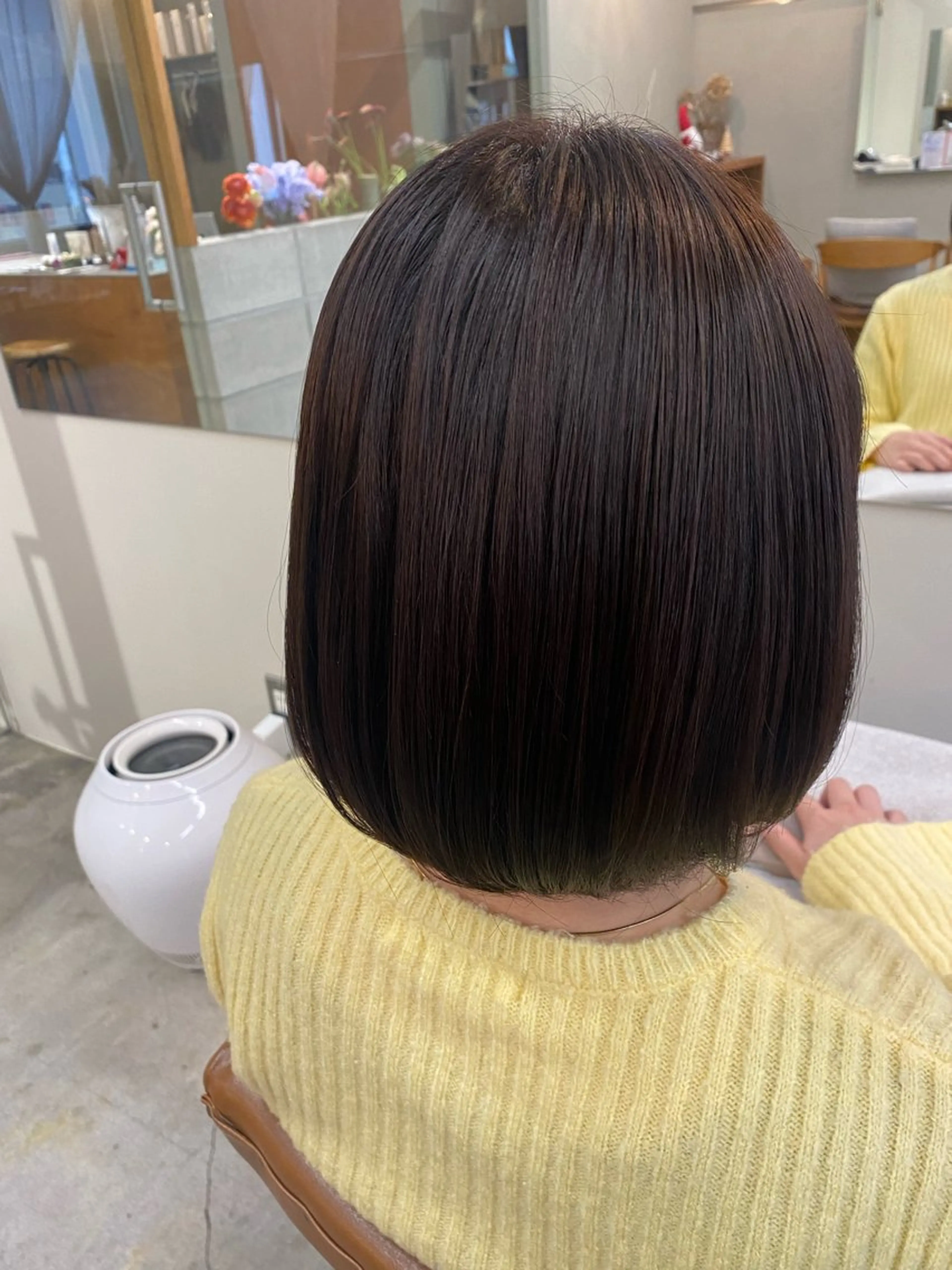 ミディアム ヘアカラー トリートメント 🌻花屋併設🌻濱 幸帆のヘアスタイル