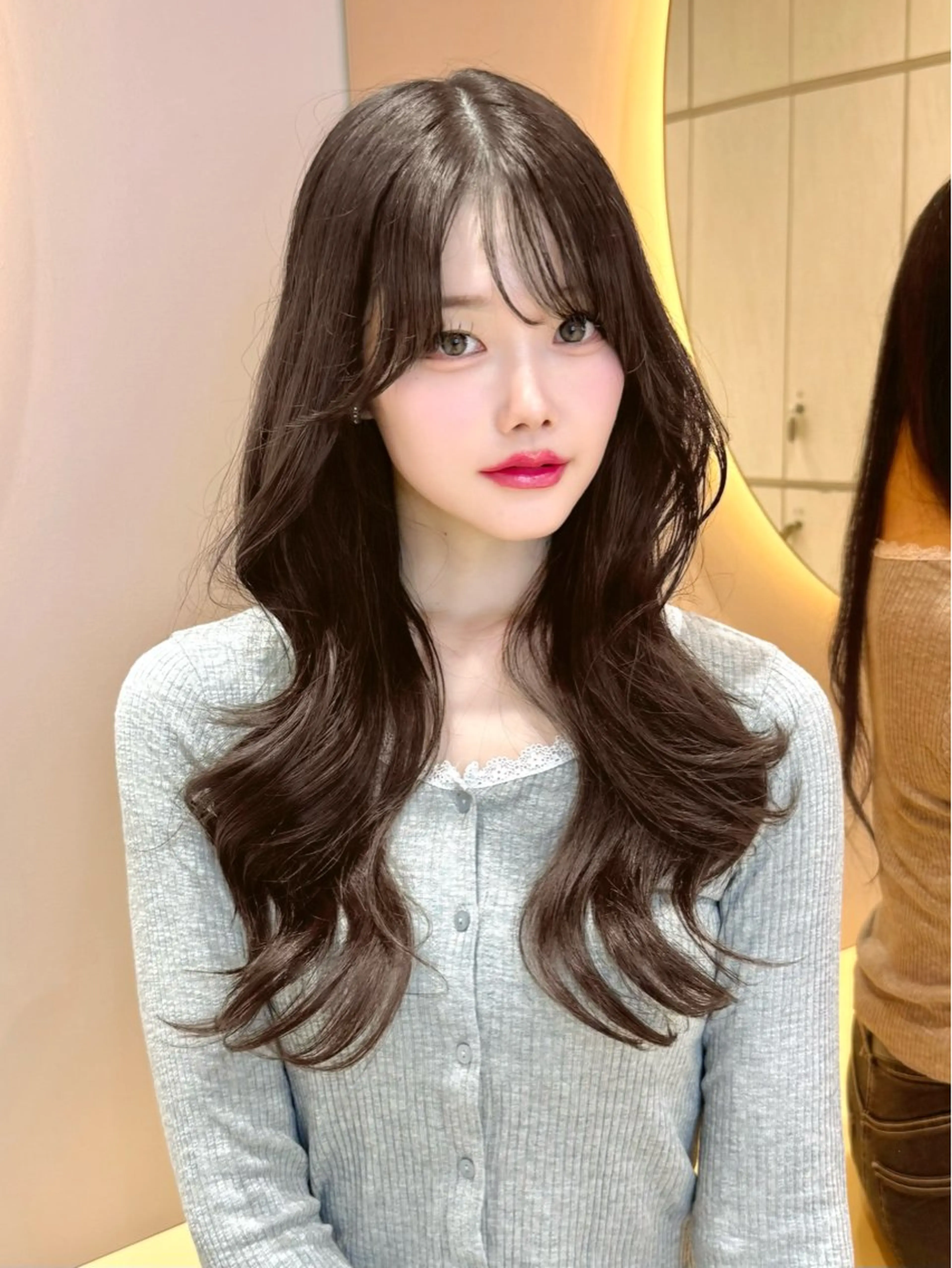 ロング カラー 大宮レイヤーカット ハッシュ　柏崎颯刀のヘアスタイル