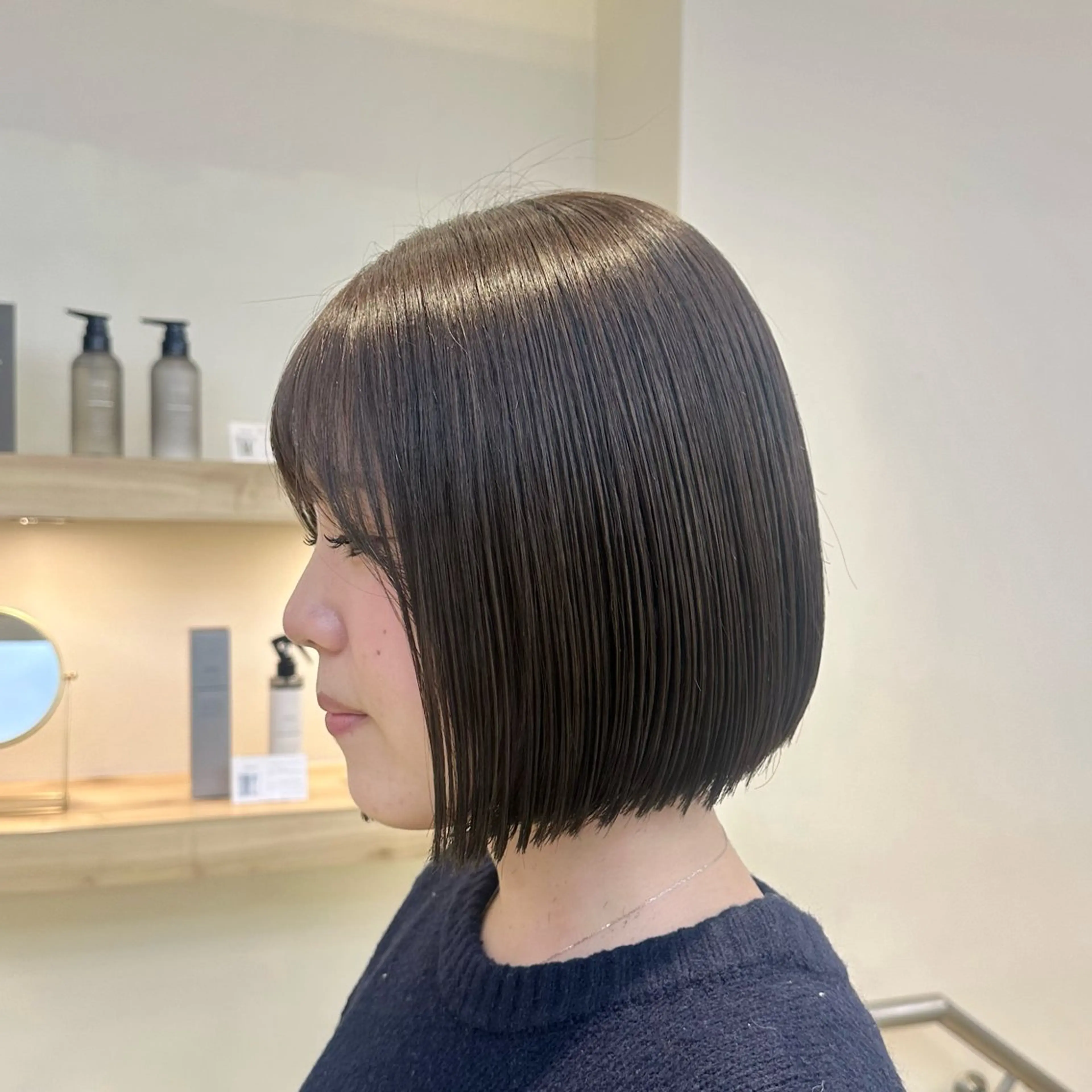 ショート カラー ボブ カット ヘアカラー 柔らか韓国ヘア🫧 いぎあやかのヘアスタイル