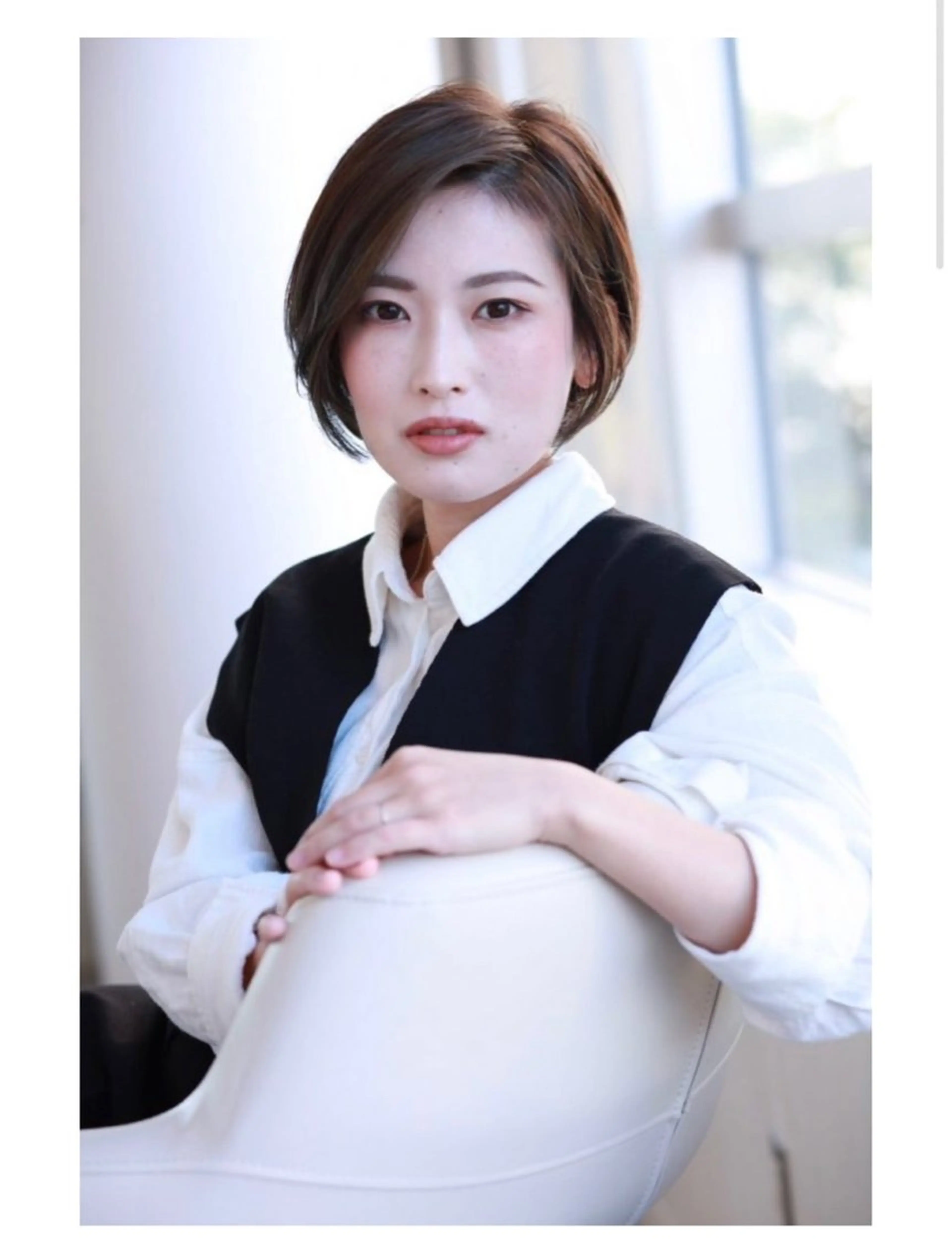 ショート 濱岡 寧々花のヘアスタイル