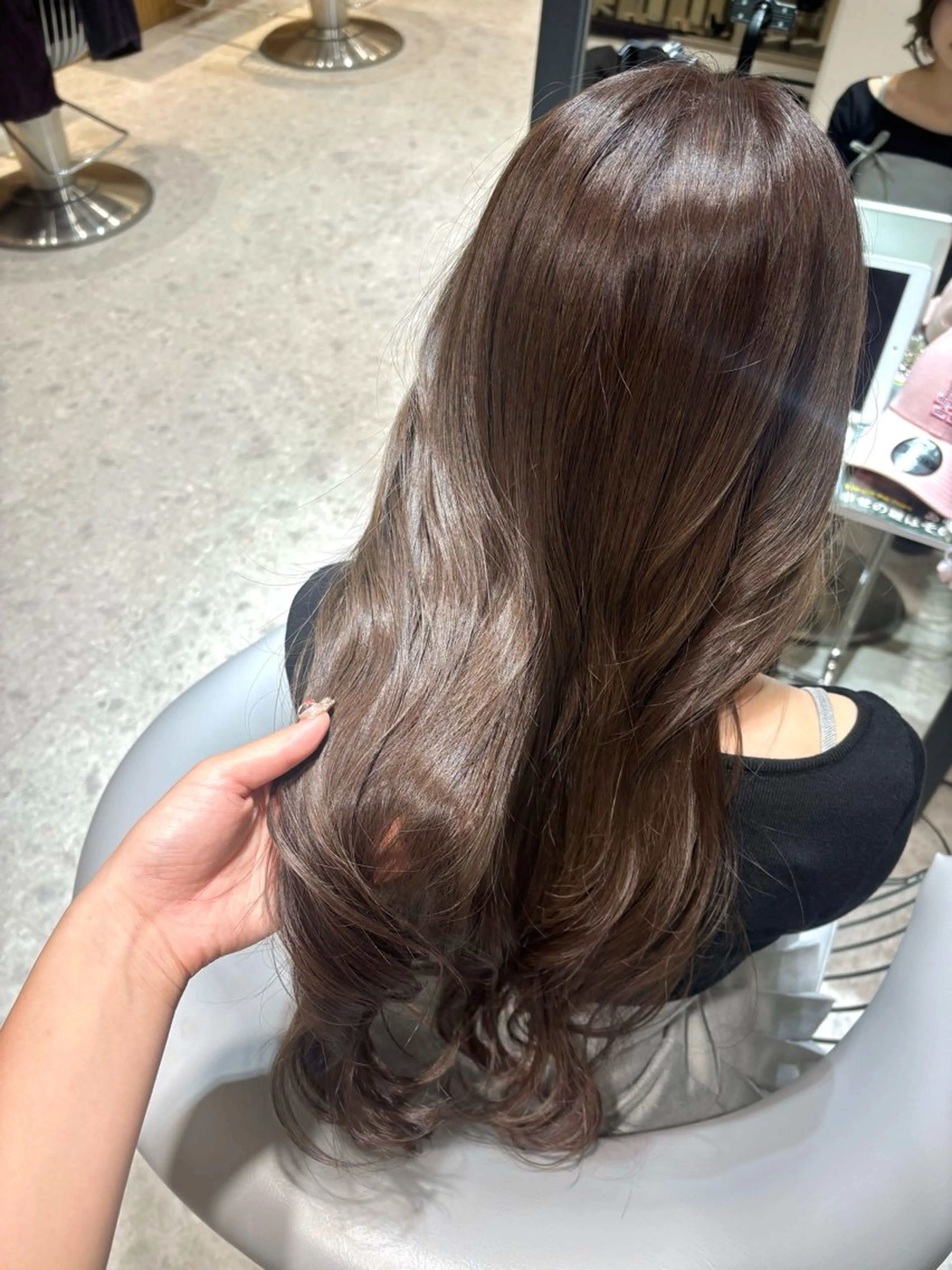 ロング カラー ヘアカラー トリートメント 🎀リオ🎀 /似合わせボブカットのヘアスタイル