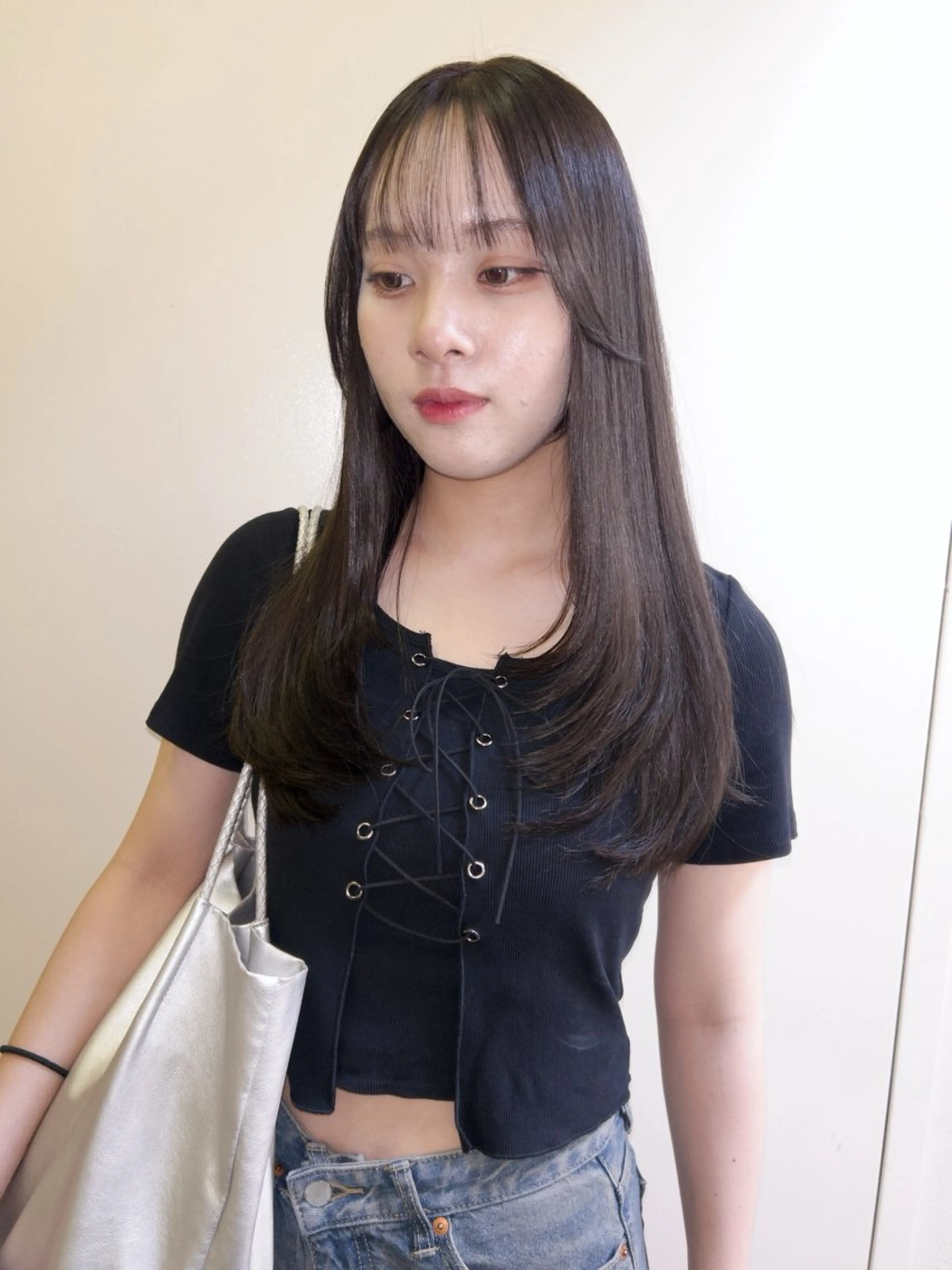 ロング カラー 透明感カラー グレージュ ヘアカラー トリートメント ☕️結【suii.】 ボブ/ヘアセット☕️のヘアスタイル