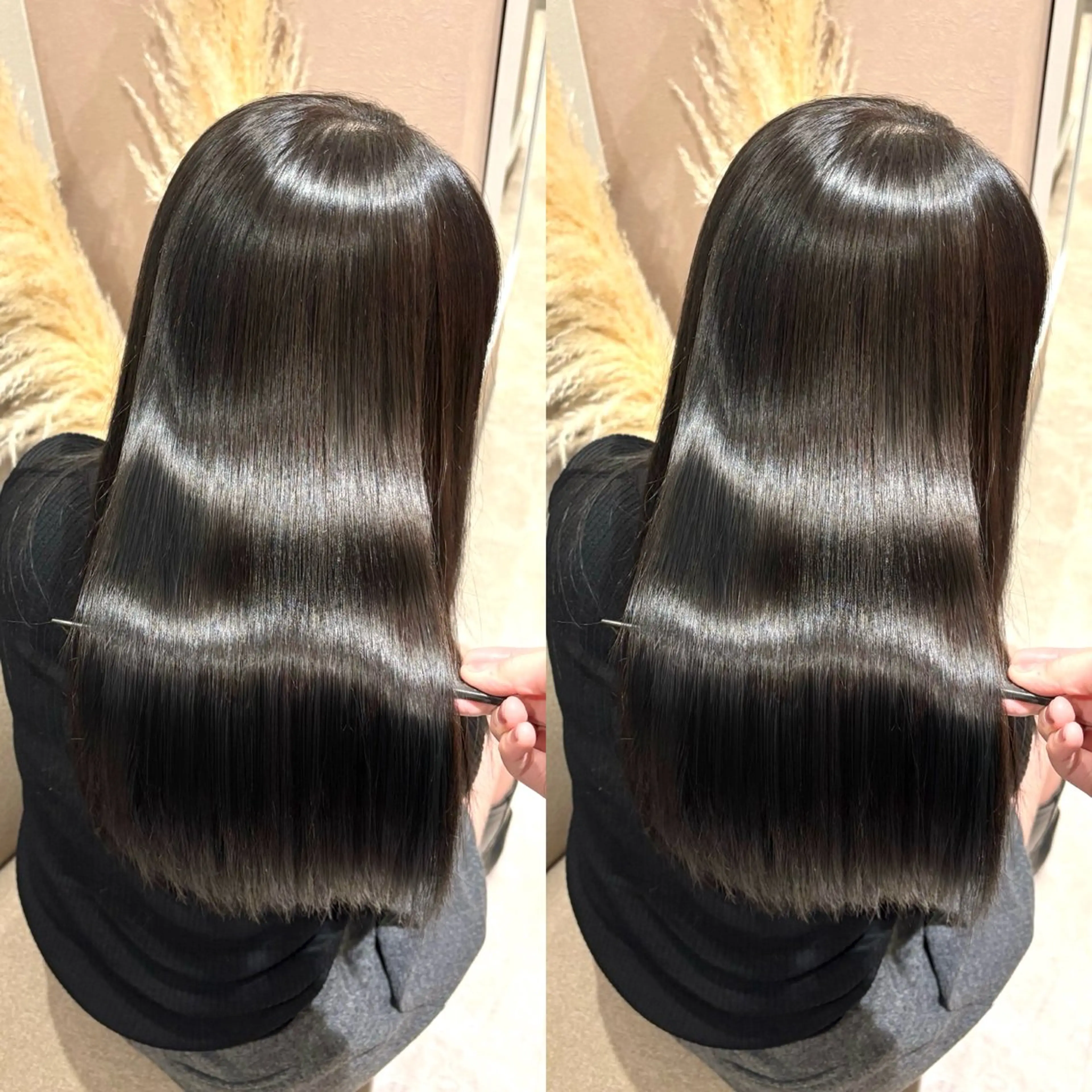 ロング カラー 髪質改善 縮毛矯正 トリートメント カット ヘアカラー 縮毛矯正 トリートメント 銀座No.1髪質改善 縮毛矯正/本木のヘアスタイル