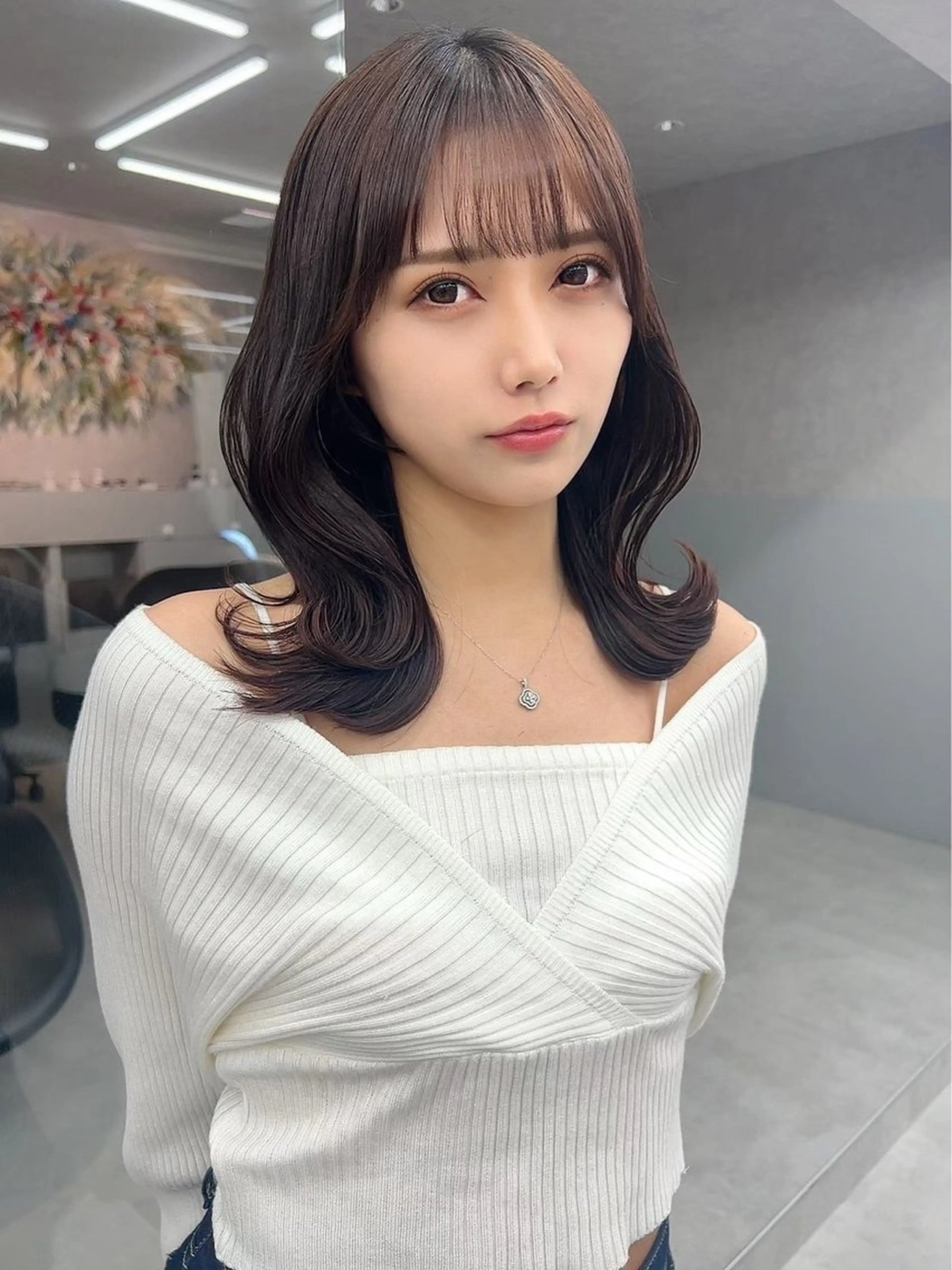 セミロング カラー Lond mare所属・杉光 梨緒のヘアスタイル