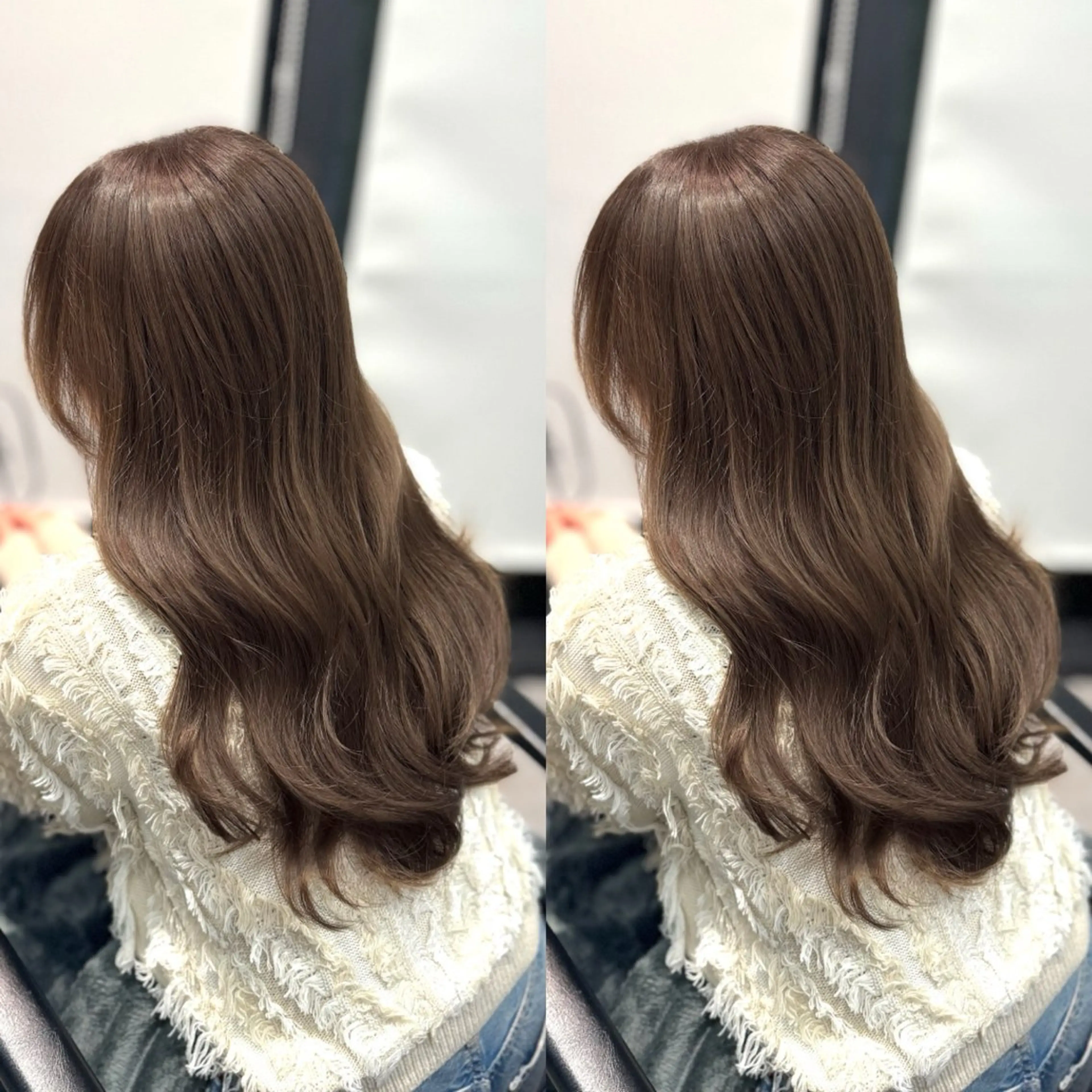 ロング ヘアカラー 🌟透明感カラー 🌟松岡勇輝のヘアスタイル