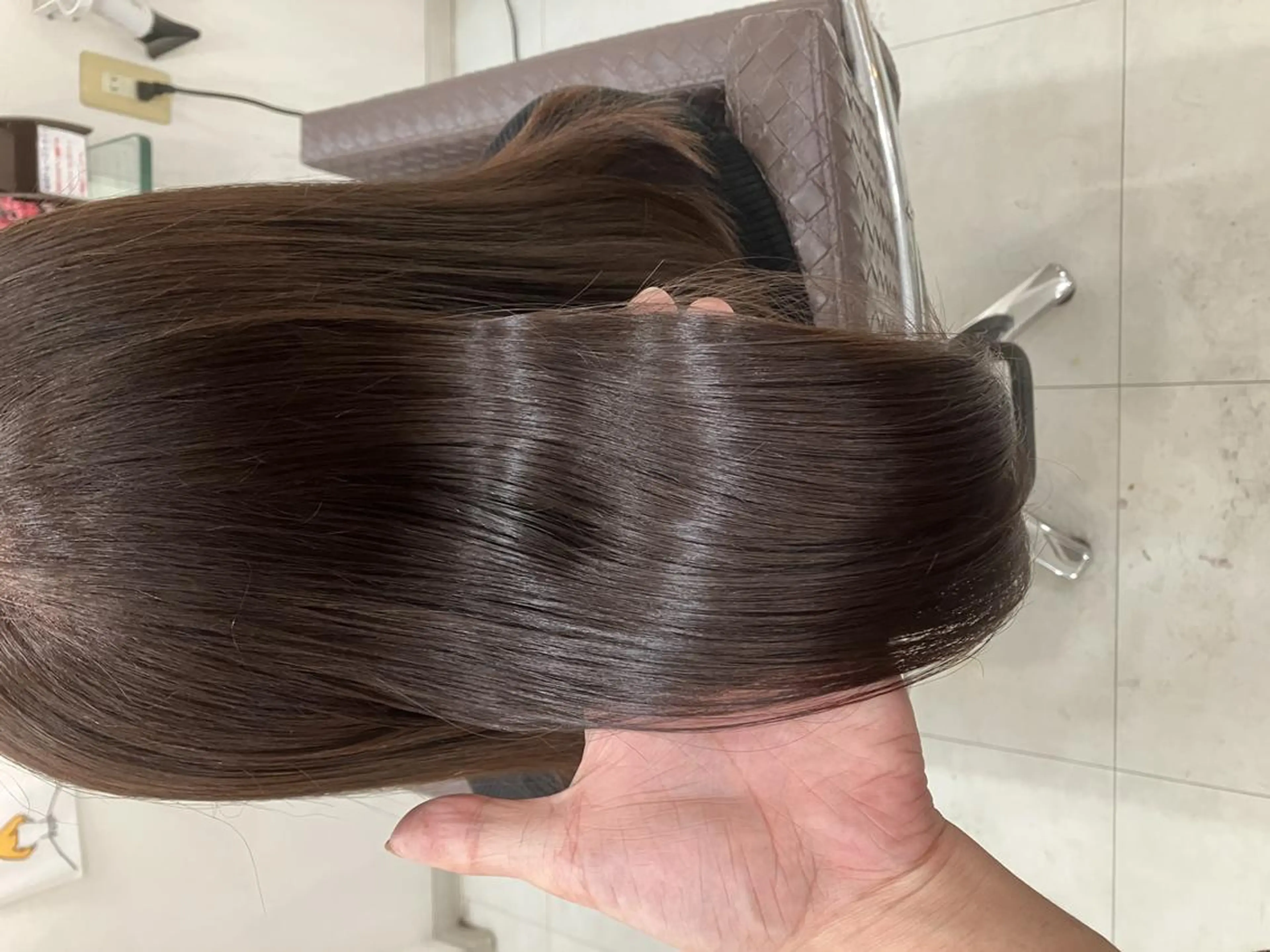 ミディアム トリートメント 酸熱トリートメント ヘアカラー 縮毛矯正 🌸美髪の魔法＊ リラジュネス🌸のヘアスタイル