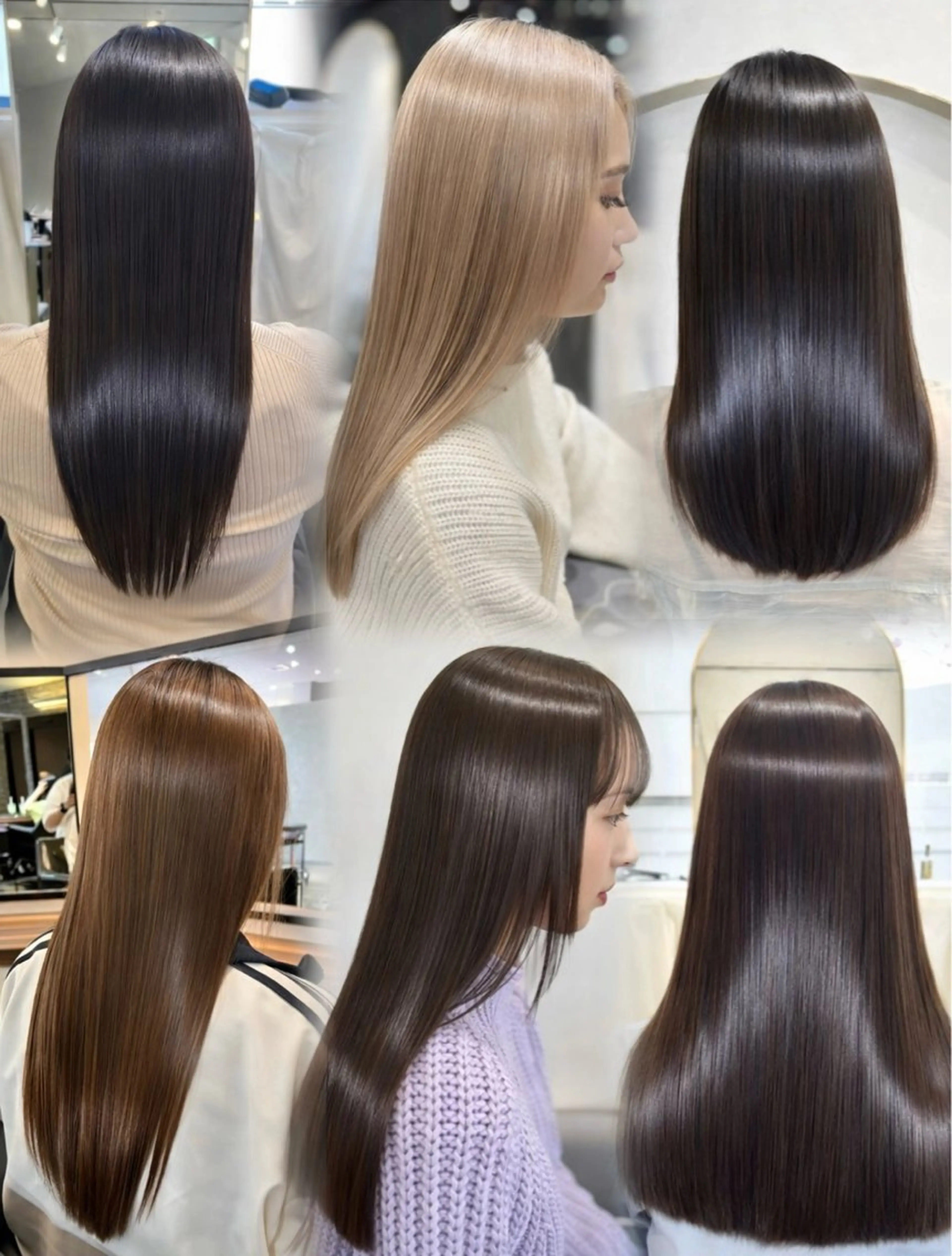 🌟ミニモ限定価格🌟【期間限定❣️】✨カット➕髪質改善➕酸性ストレート➕艶カラー✨の写真