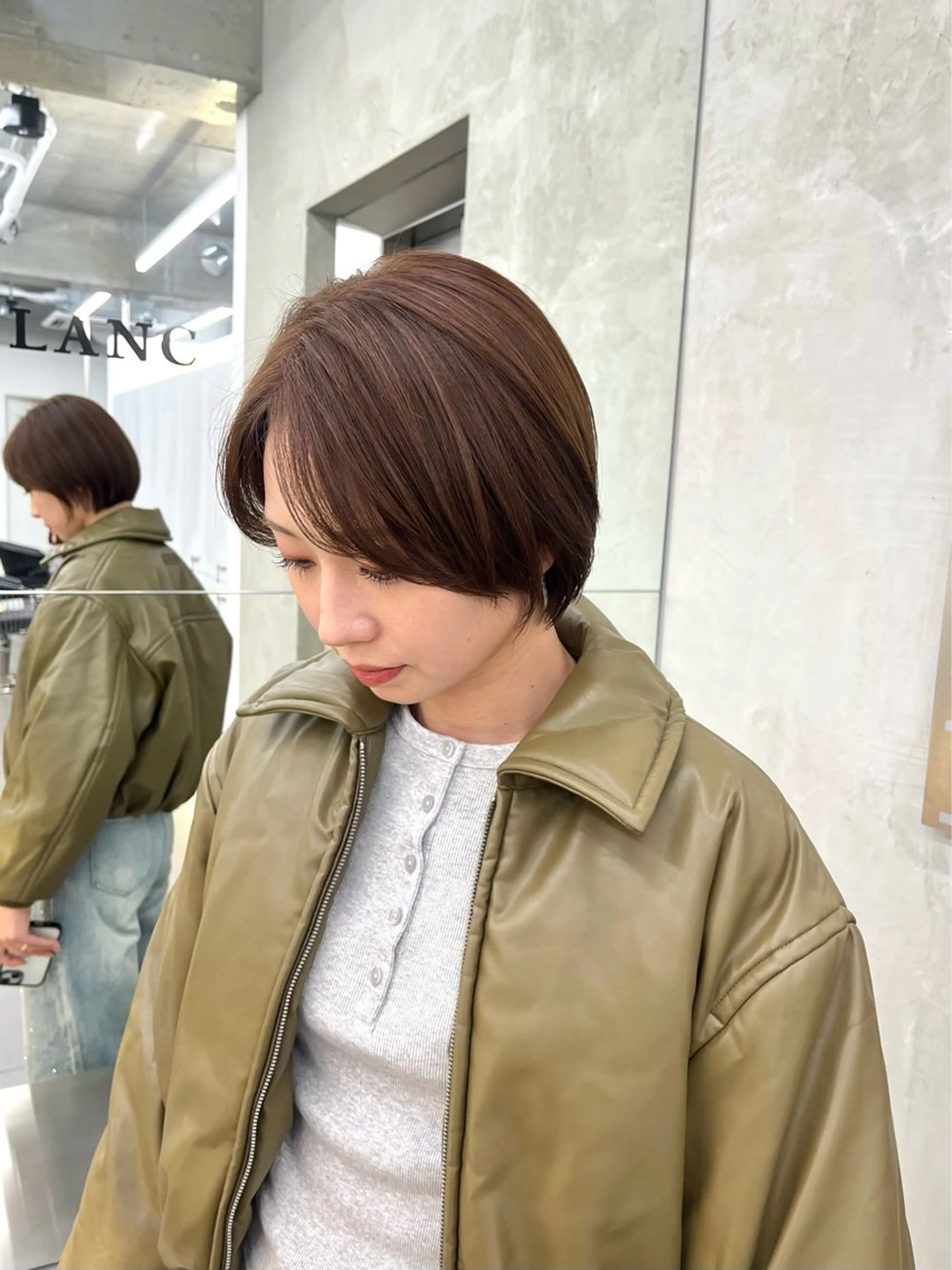 カラー 縮毛矯正/くすみカラ ーayukaのヘアスタイル