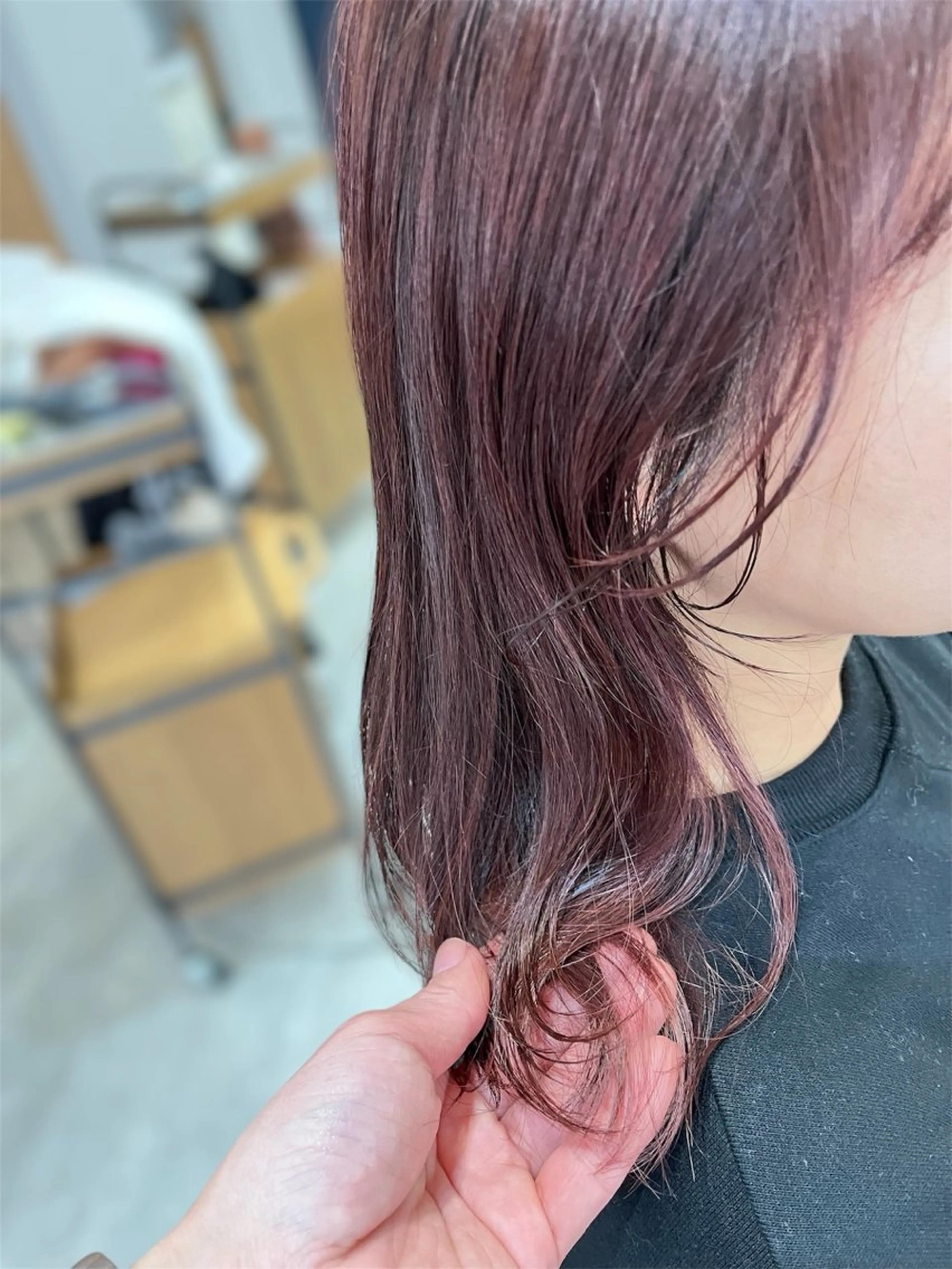 カラー ピンクカラー / hidemiのヘアスタイル