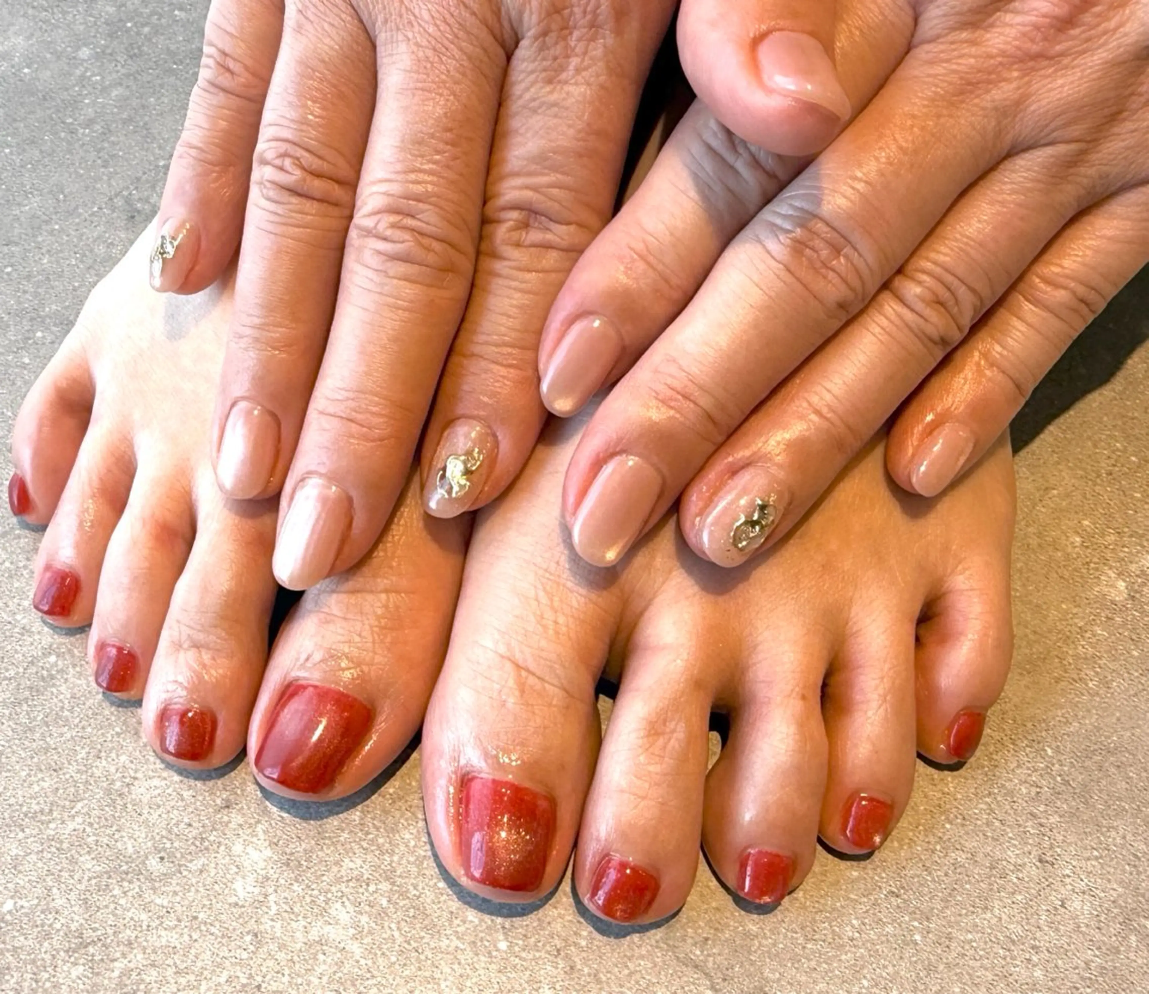 4月ご新規様限定!付替オフあり(なしも可)ハンドワンカラーorマグネット★ケア、トリートメント込みの写真