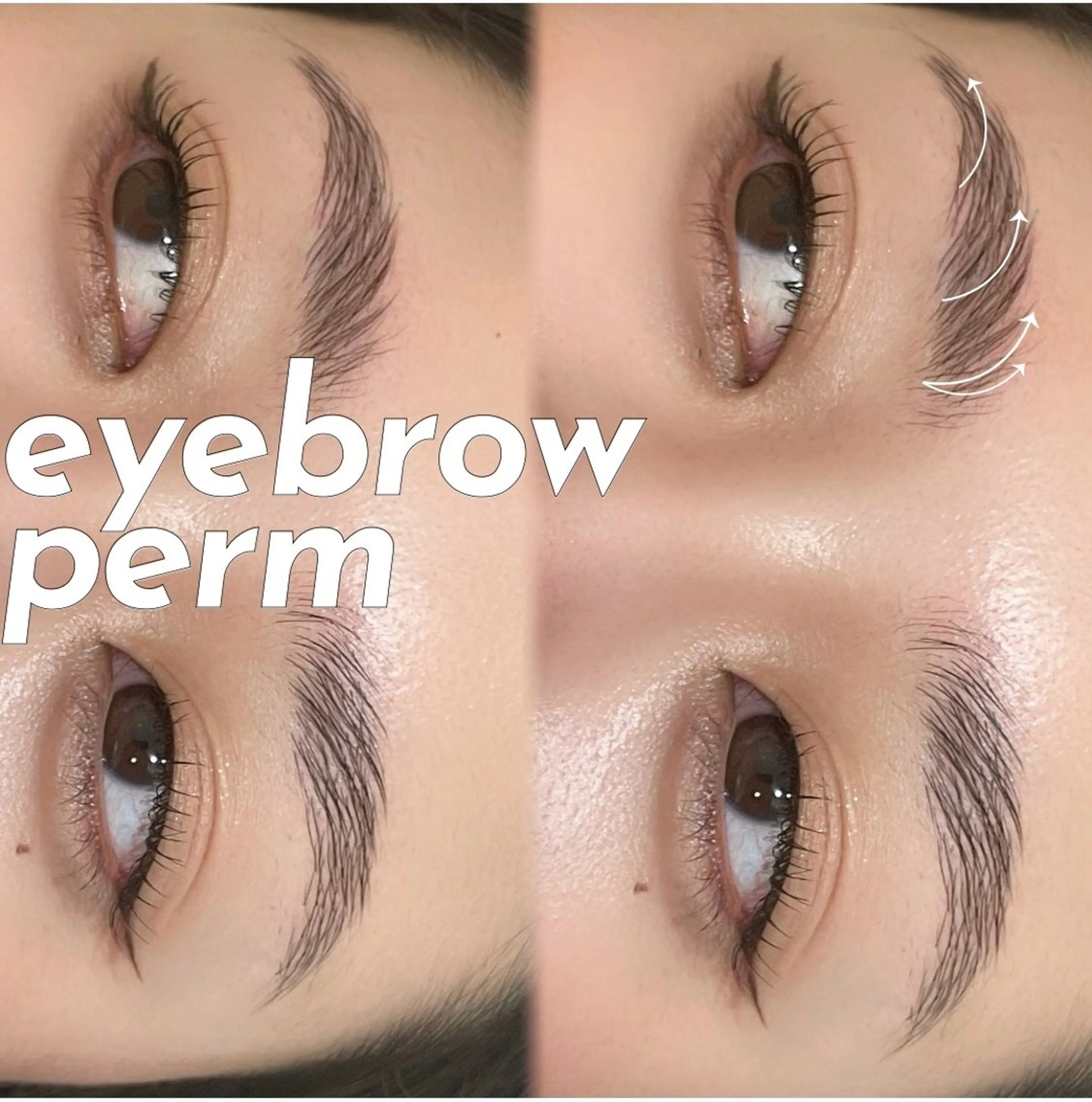 🪞美眉WaxStyling ➕ 眉専用 パーマ  🦢･*   ﾒｲｸ有無選択◎ 〔保湿ジェル付き🫧〕の写真