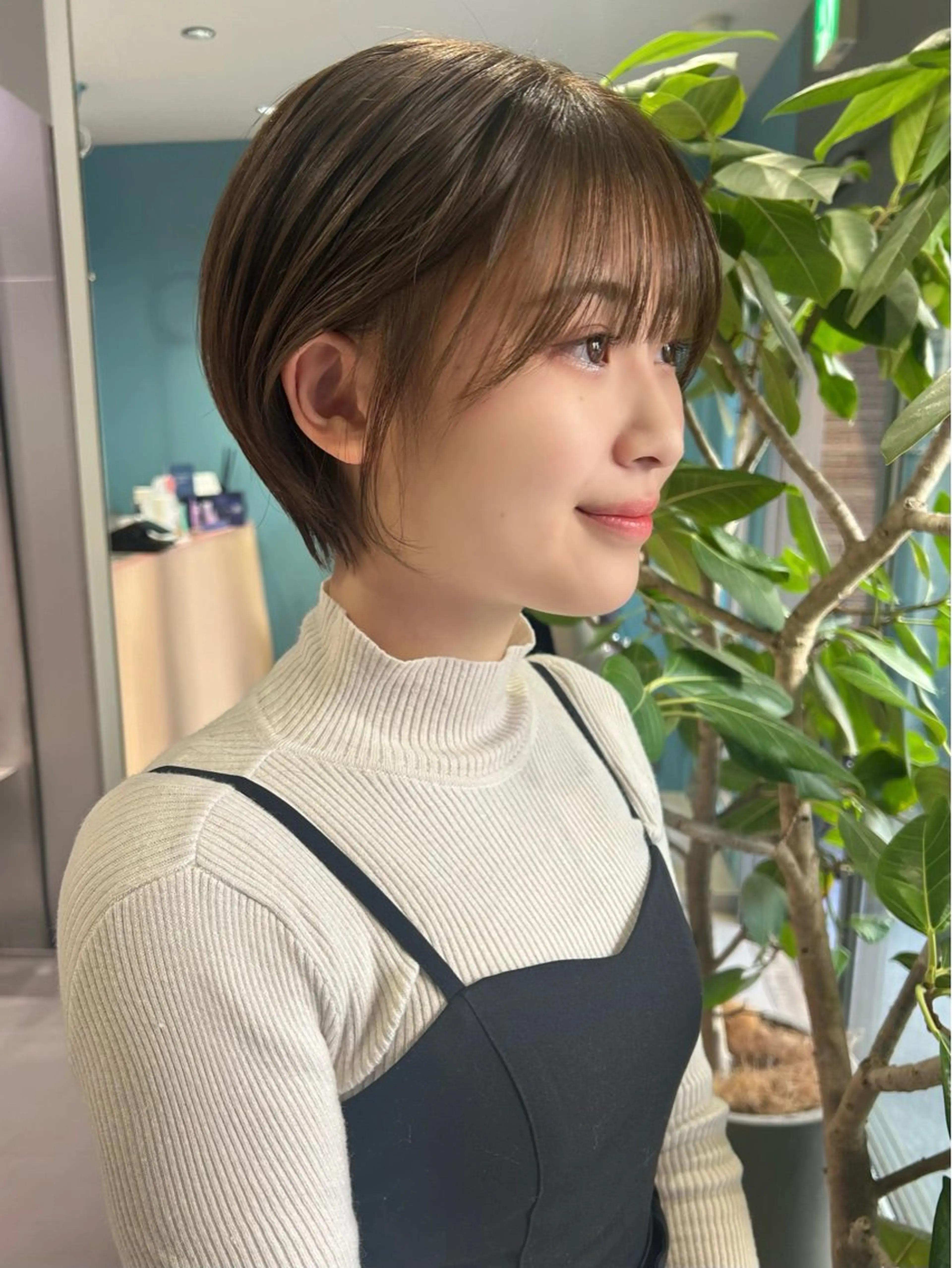 ショート カット ヘアカラー トリートメント urara/ショート /透明感カラーのヘアスタイル