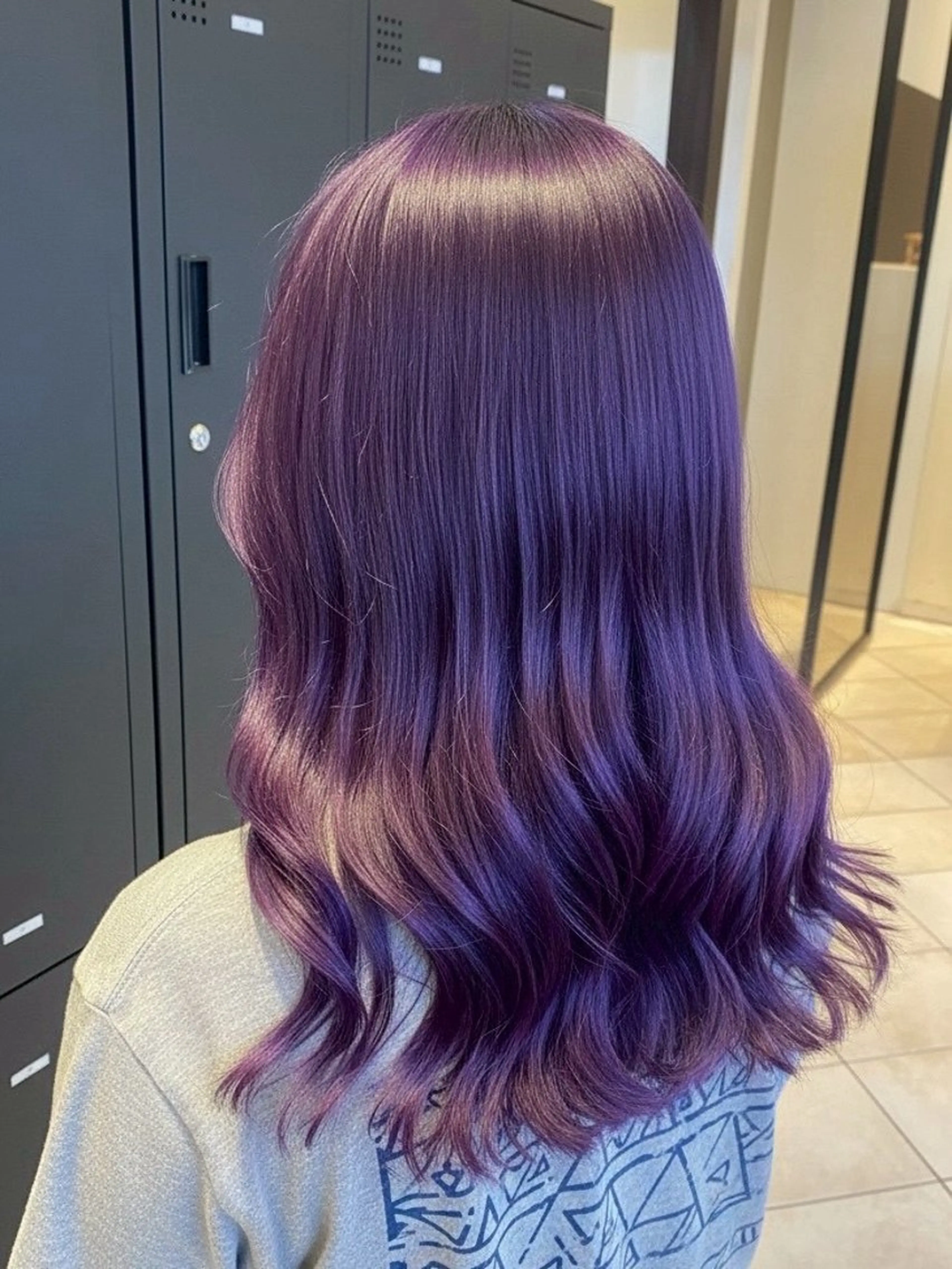 ロング カラー MOKA🌼 淵野辺デザインカラーのヘアスタイル