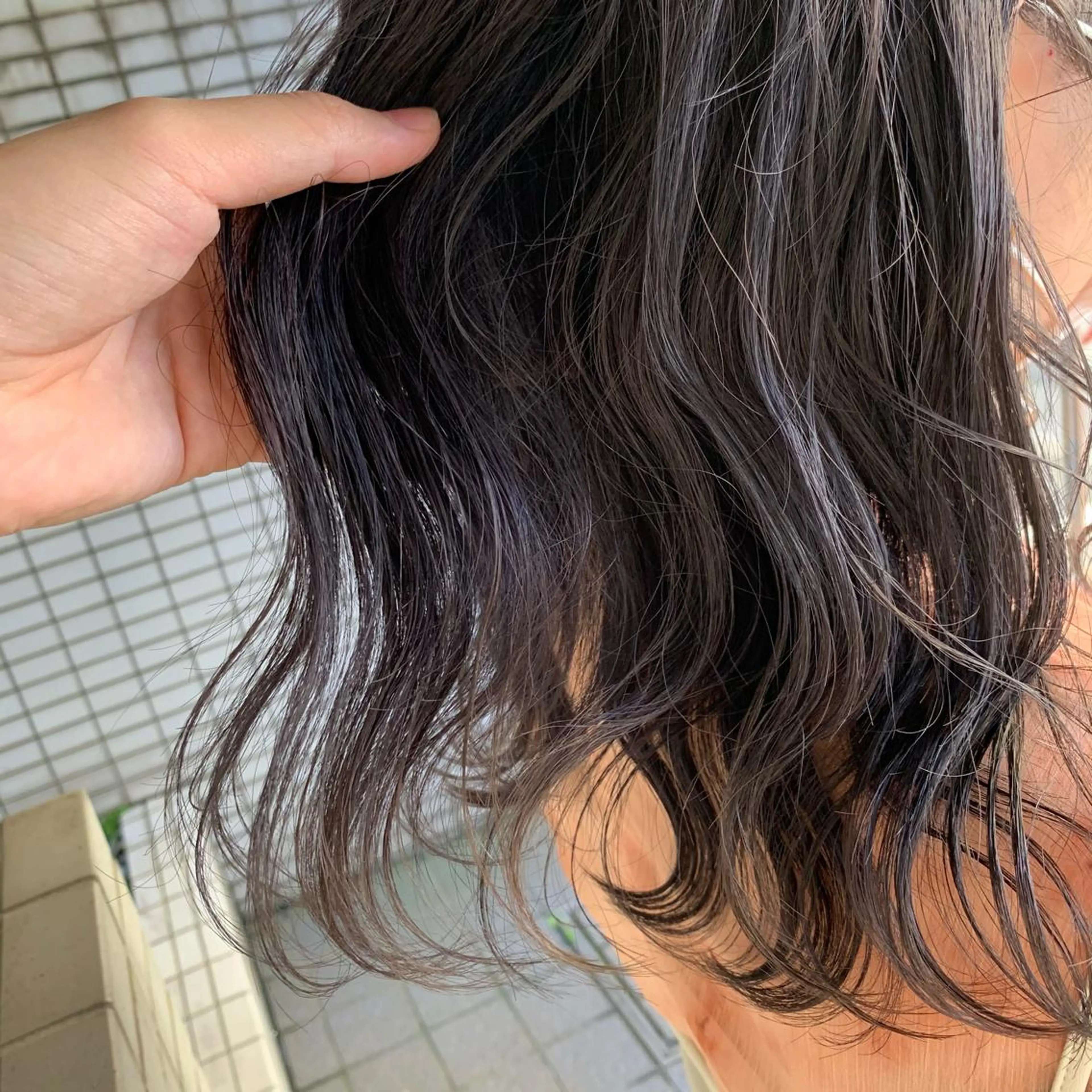 セミロング カラー amy.所属・メンズカットパーマ/ ブリーチ高柳将太のヘアスタイル