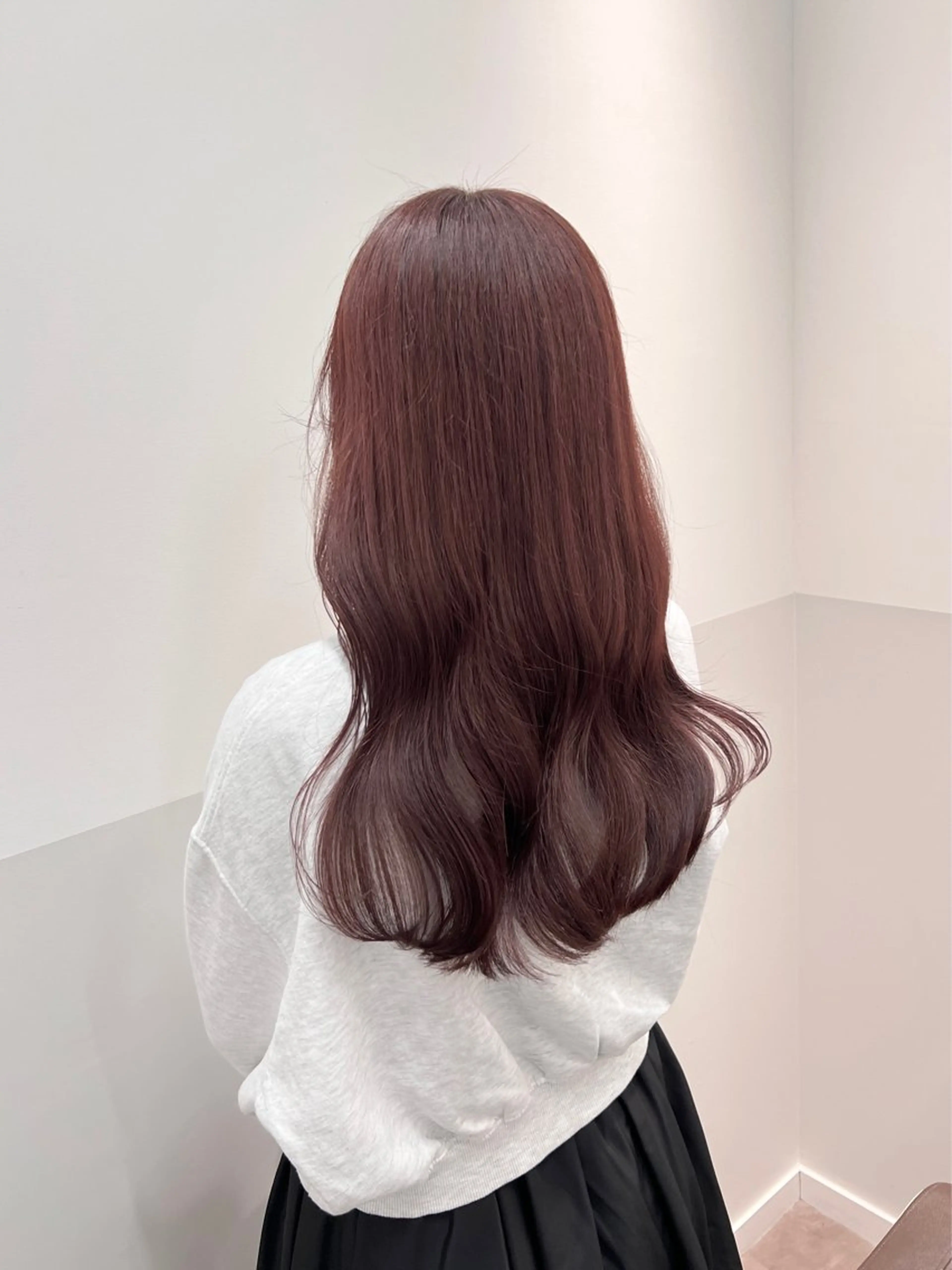 ロング ヘアカラー トリートメント 似合わせレイヤー/ 美髪縮毛矯正/ミナエのヘアスタイル