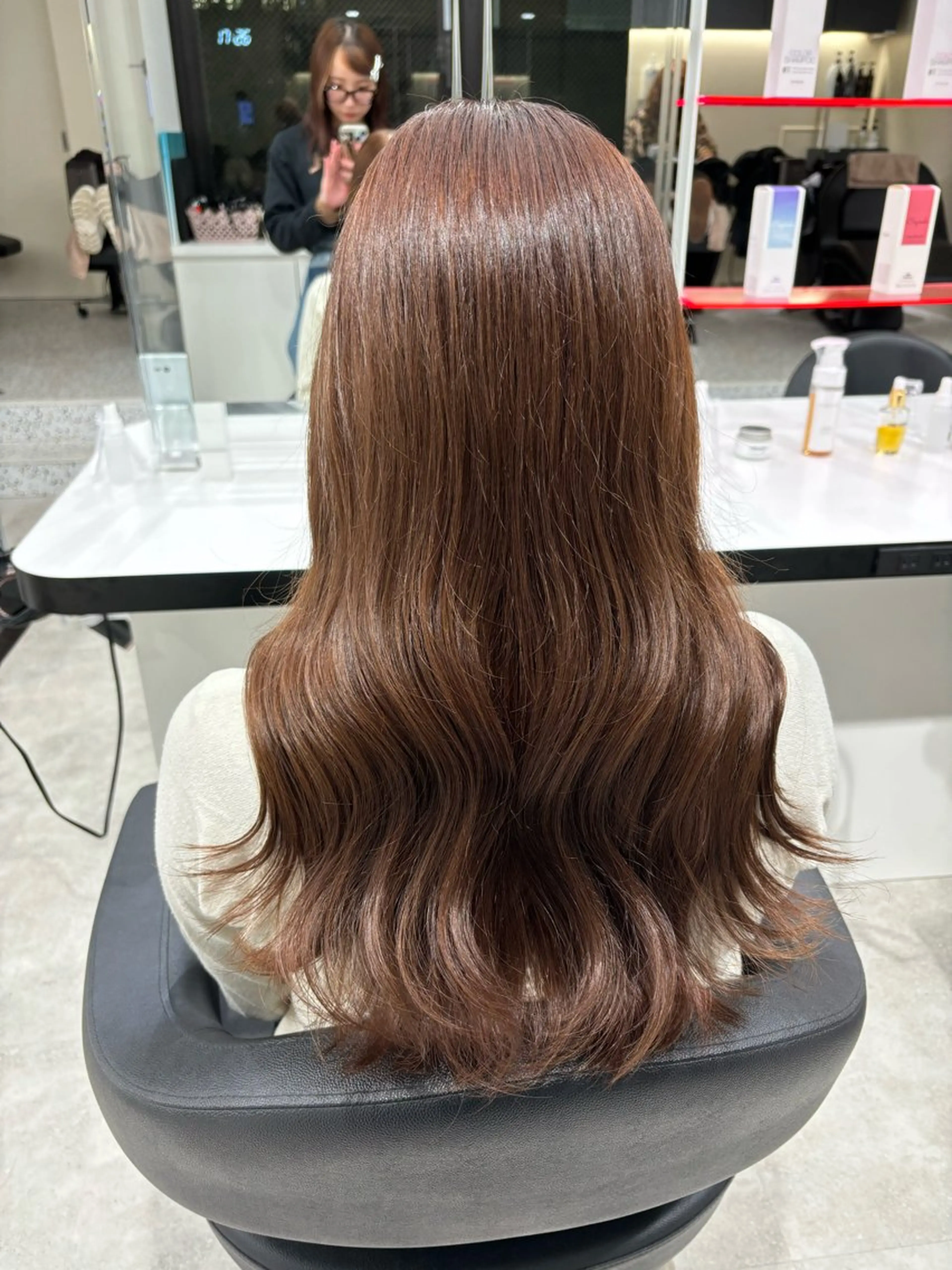 セミロング Wカラー/暖色/べ ージュりく©︎🐝のヘアスタイル