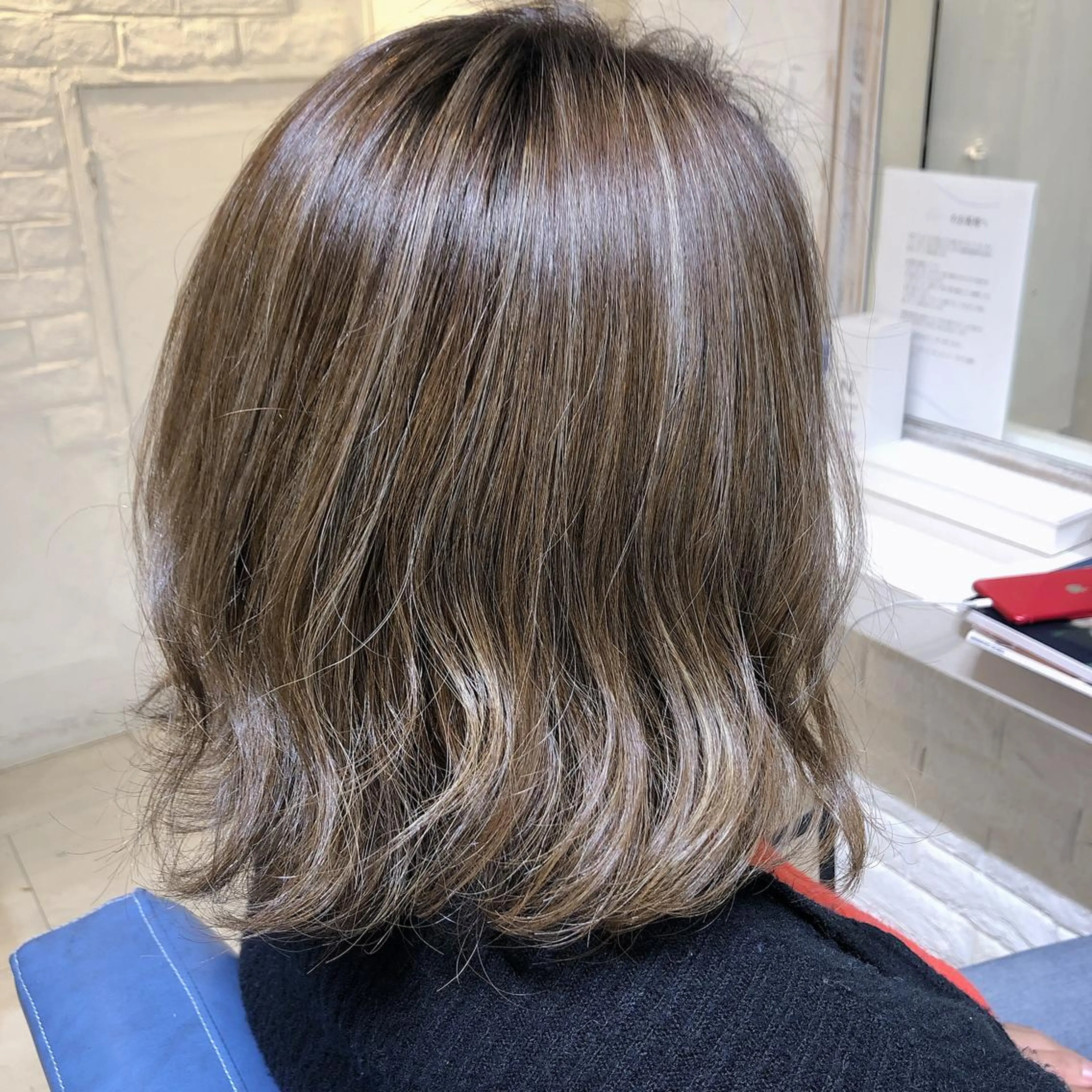 ミディアム カラー uros.所属・メンズパーマ/ エクステ🌞セナのヘアスタイル