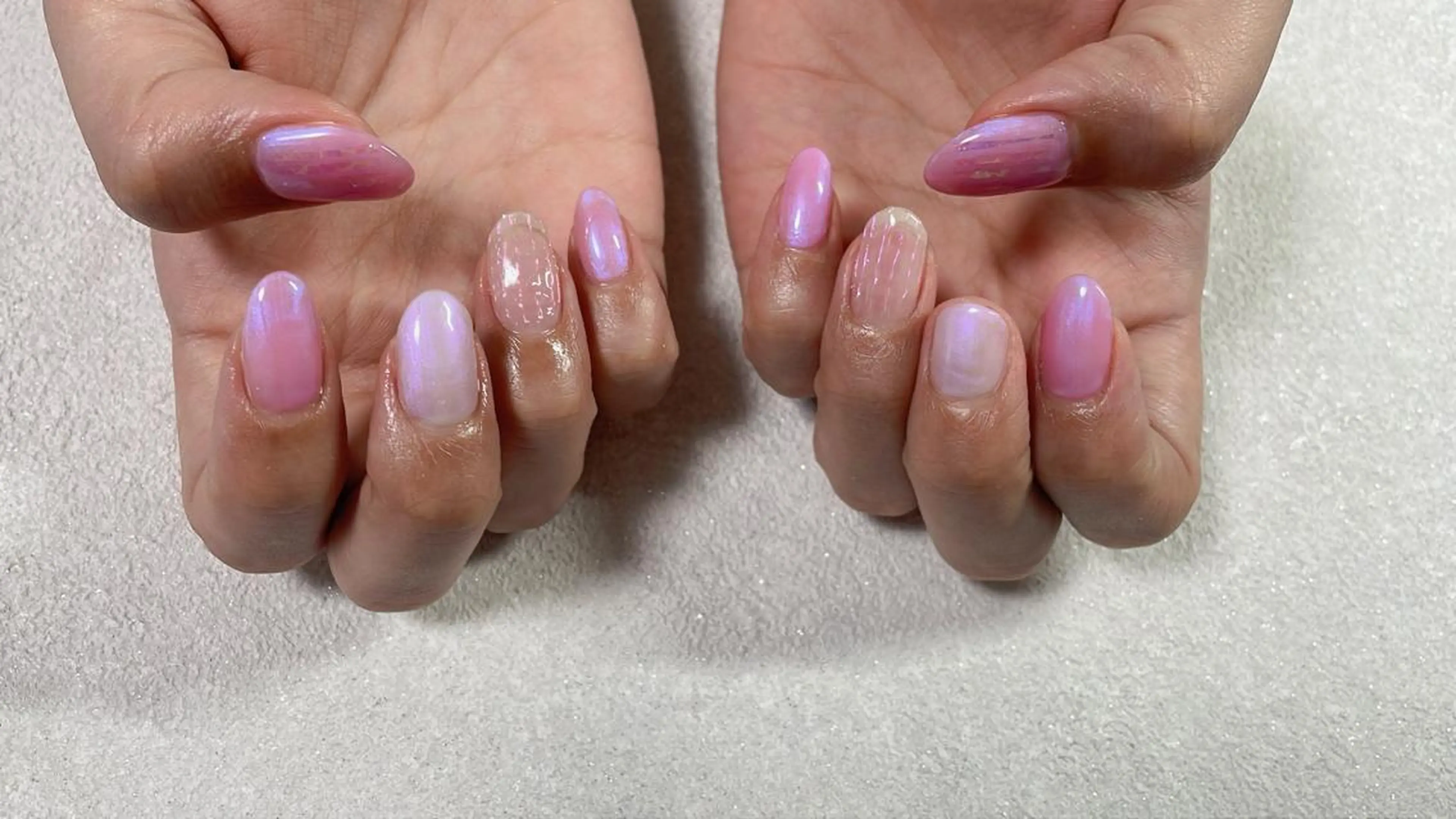 ネイル オーロラネイル フラワーネイル フットネイル フレンチネイル ジェルネイル kikinail 溝の口のネイルデザイン