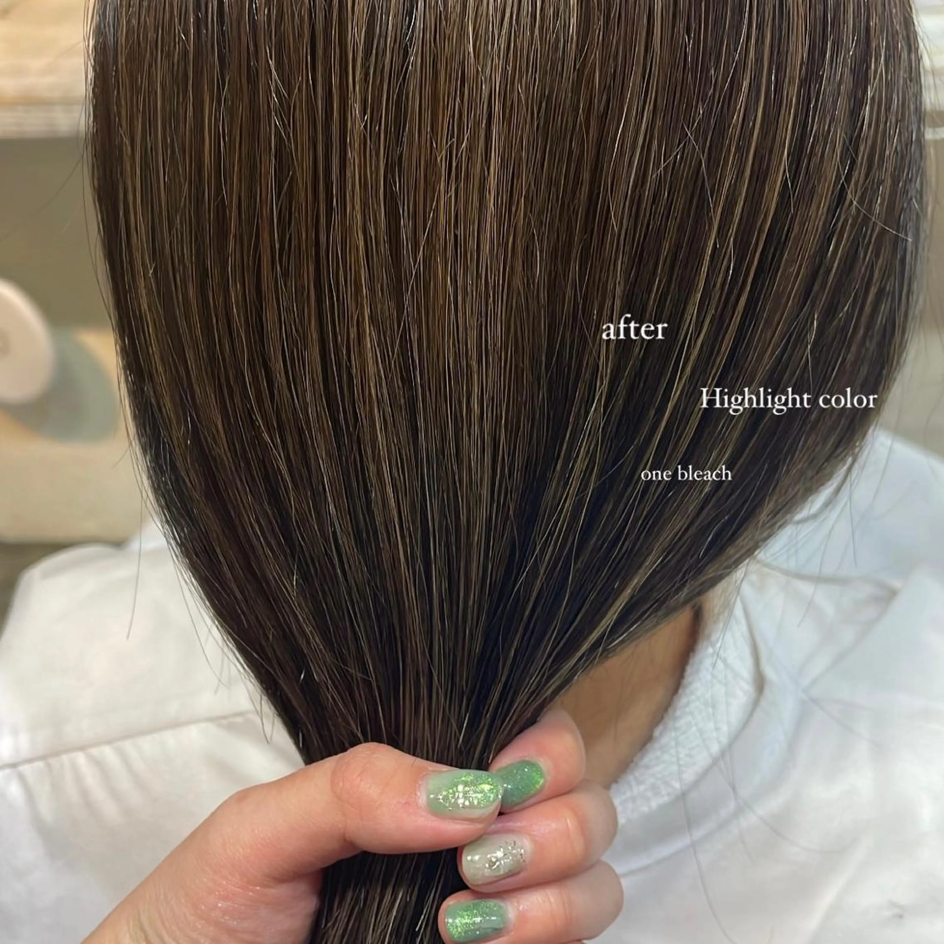 カラー 中村 帆花のヘアスタイル