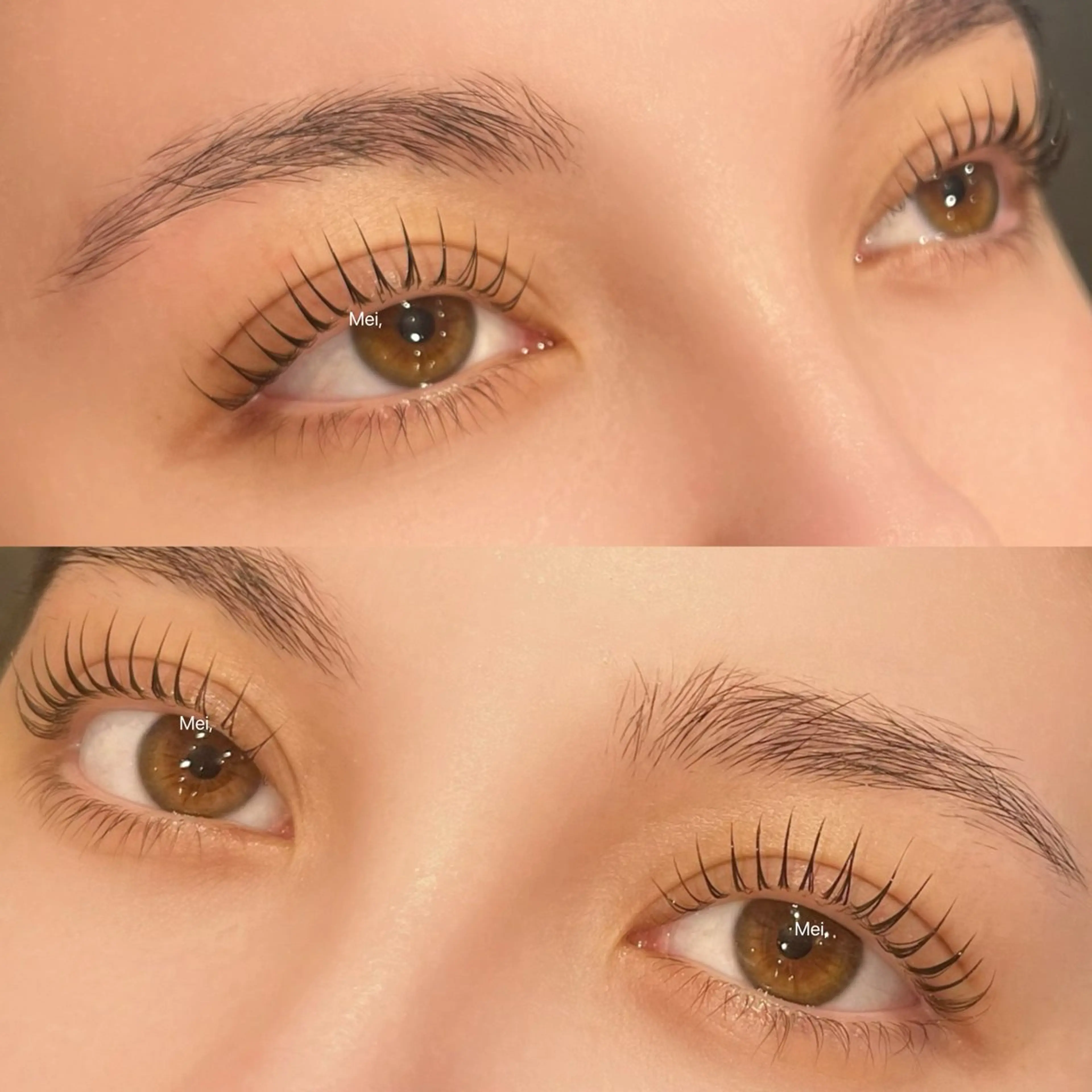 マツエク・マツパ 一重×まつ毛パーマ マツパ AnK Meiのマツエク・マツパデザイン