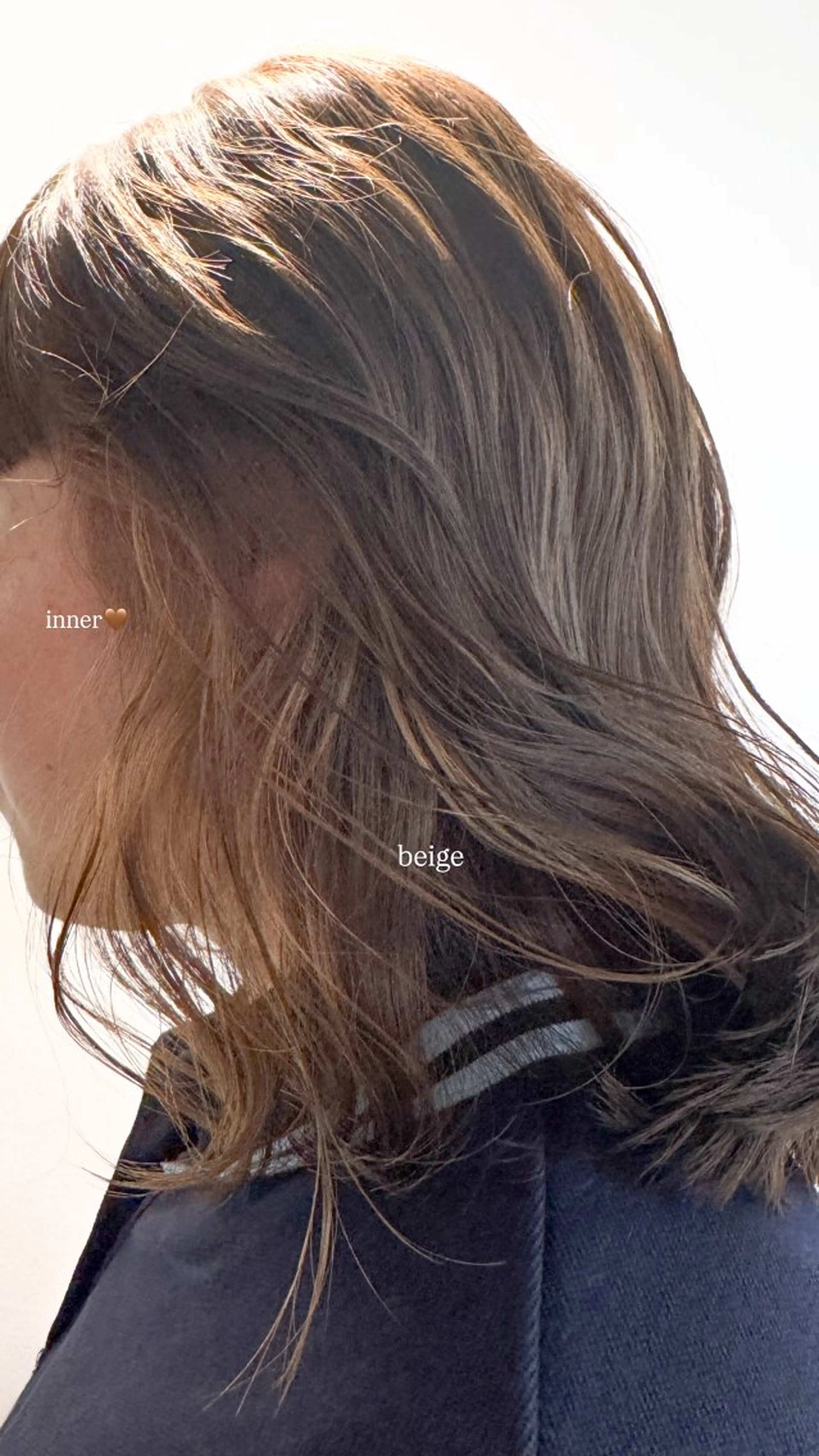 セミロング カラー カット ヘアカラー saki/メンズパー マ・デザインカラーのヘアスタイル