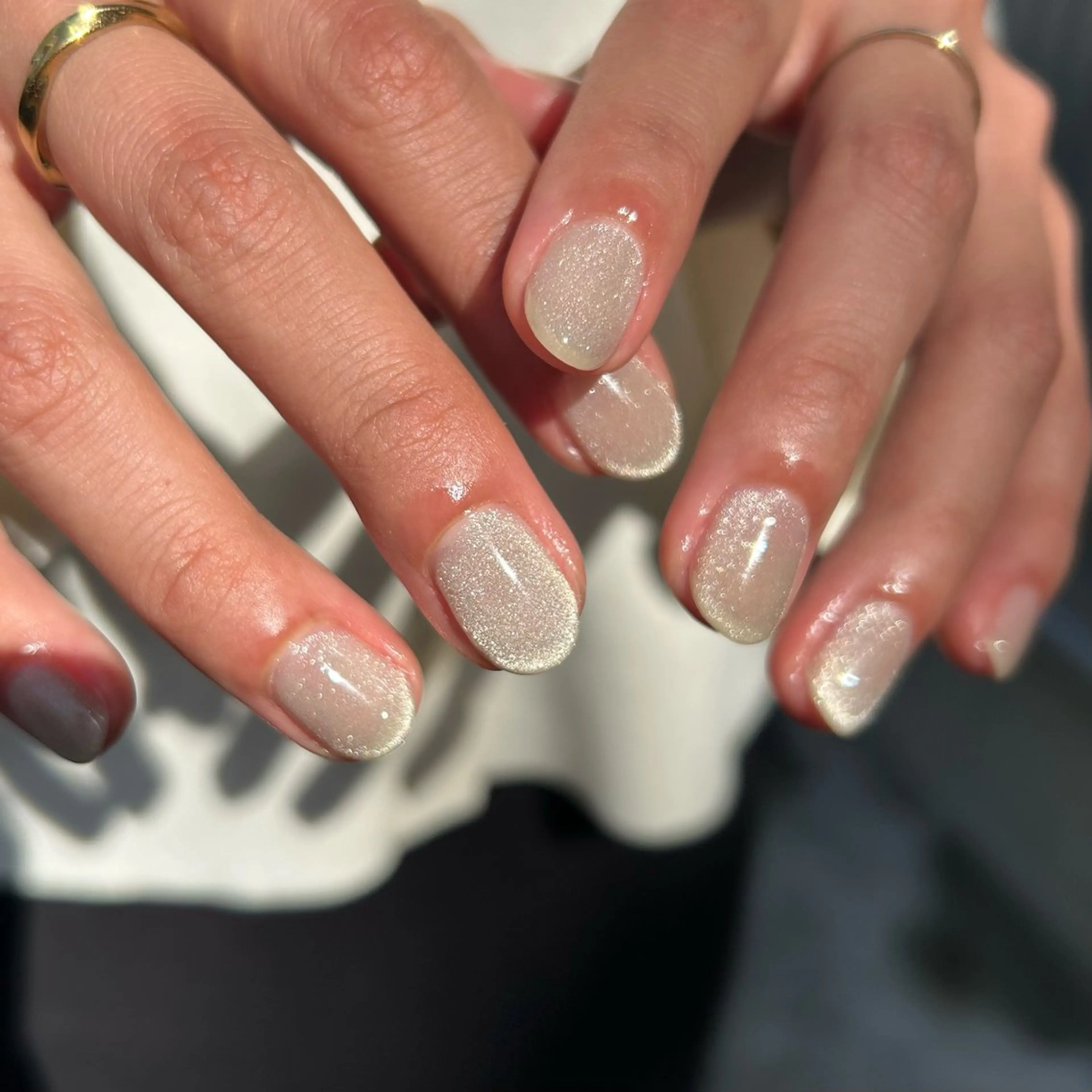 ネイル マグネットネイル ワンカラーネイル Yumi シンプルネイルのネイルデザイン