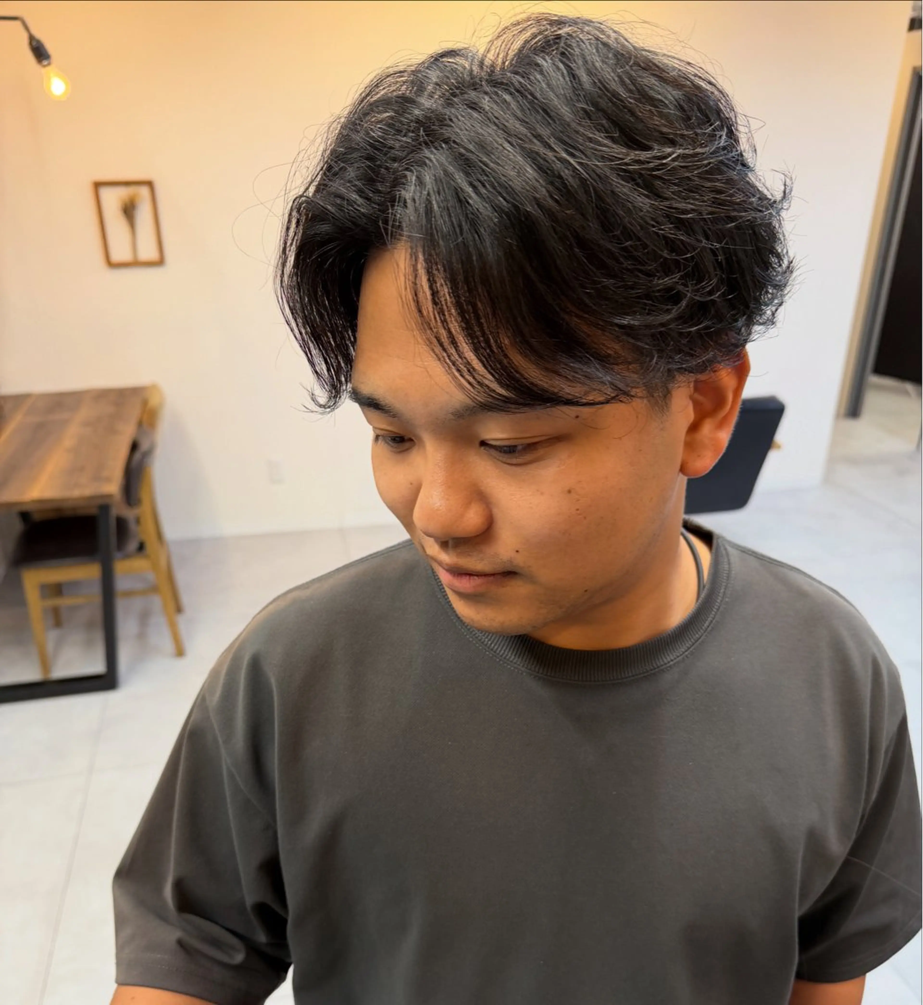 メンズ メンズパーマ 三浦 寛都のヘアスタイル