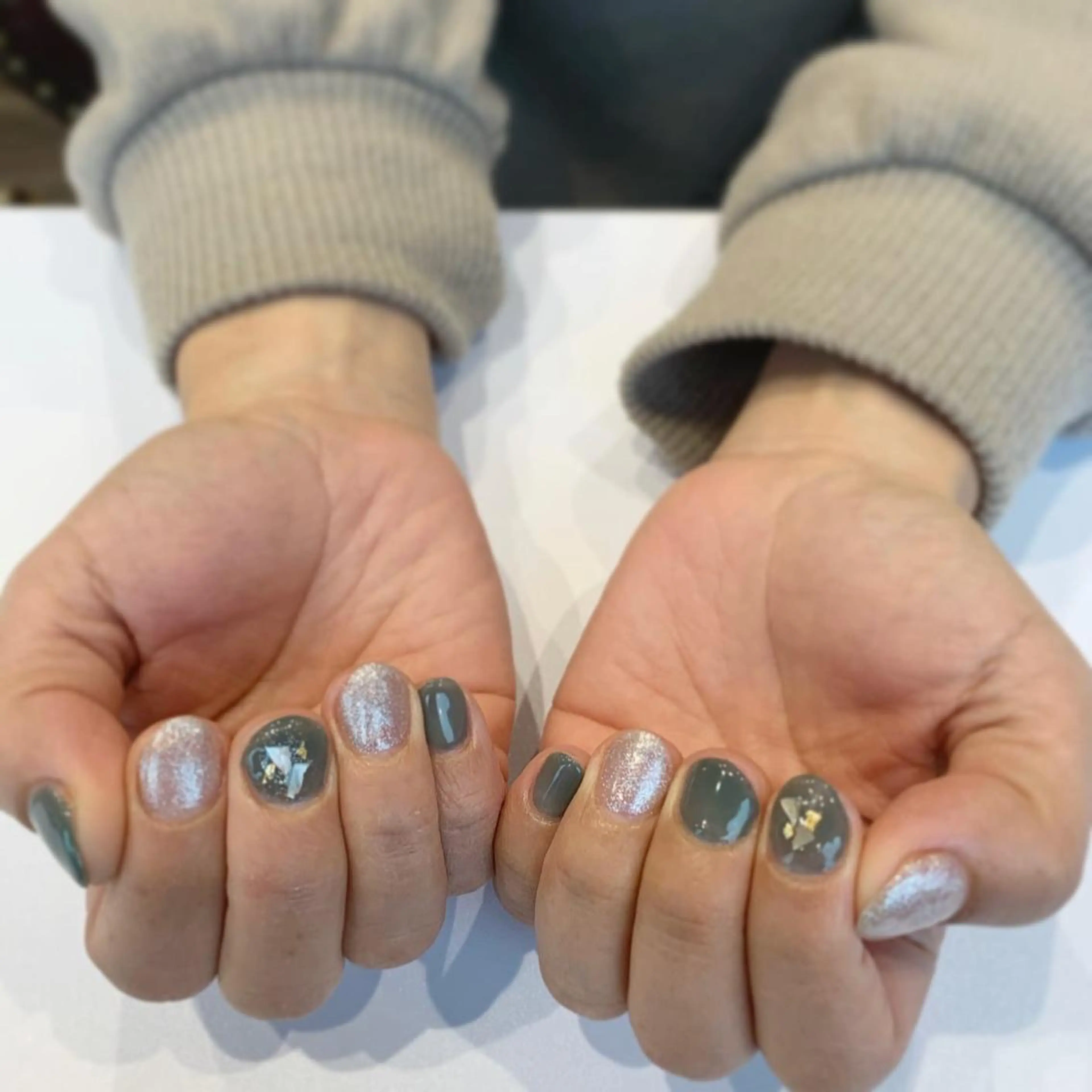 ネイル ニュアンスネイル unfi ocean 川上のネイルデザイン