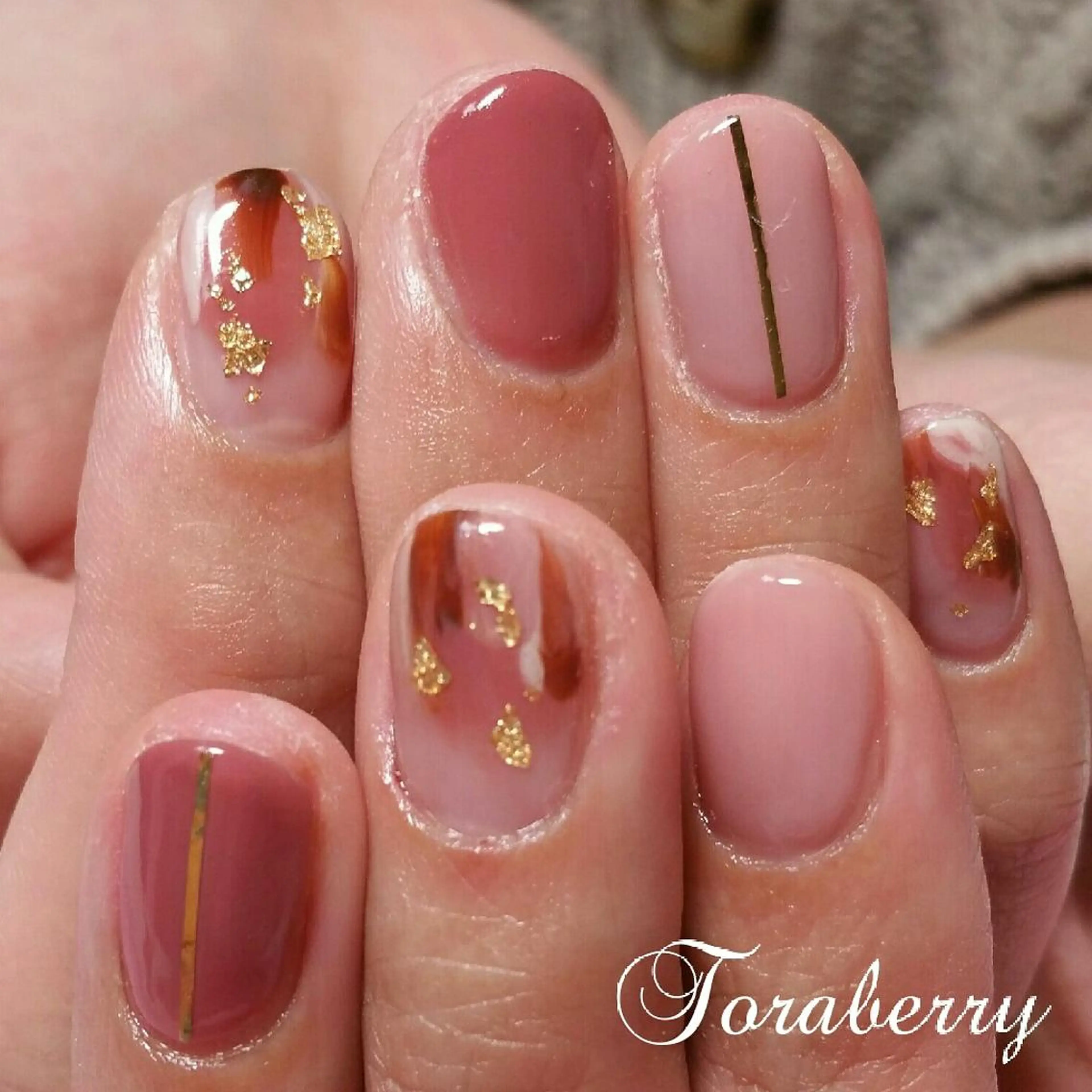 ネイル ニュアンスネイル ハンドネイル ネイリスト なつみのネイルデザイン